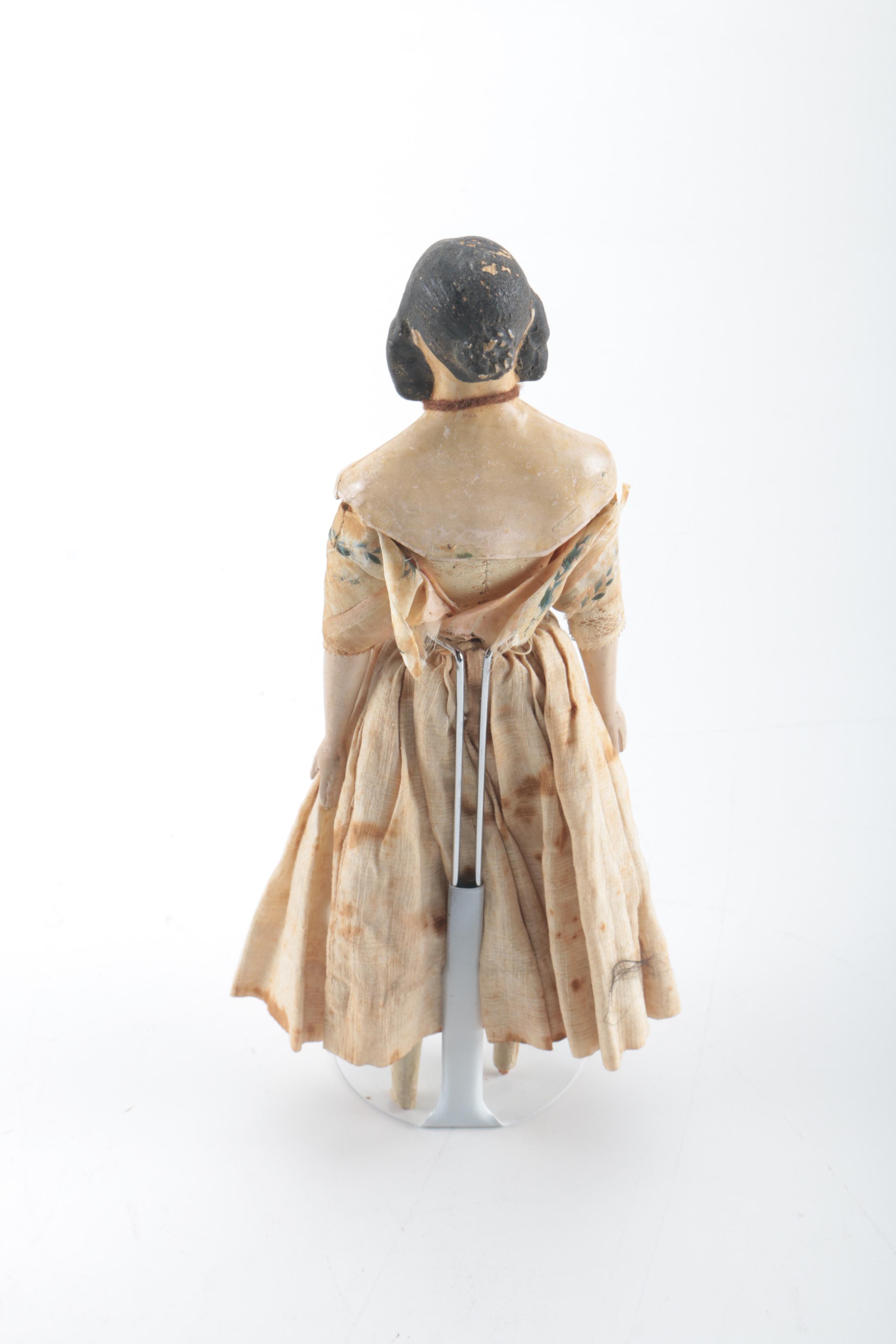 Antique Paper Mache and Low Brow China Dolls