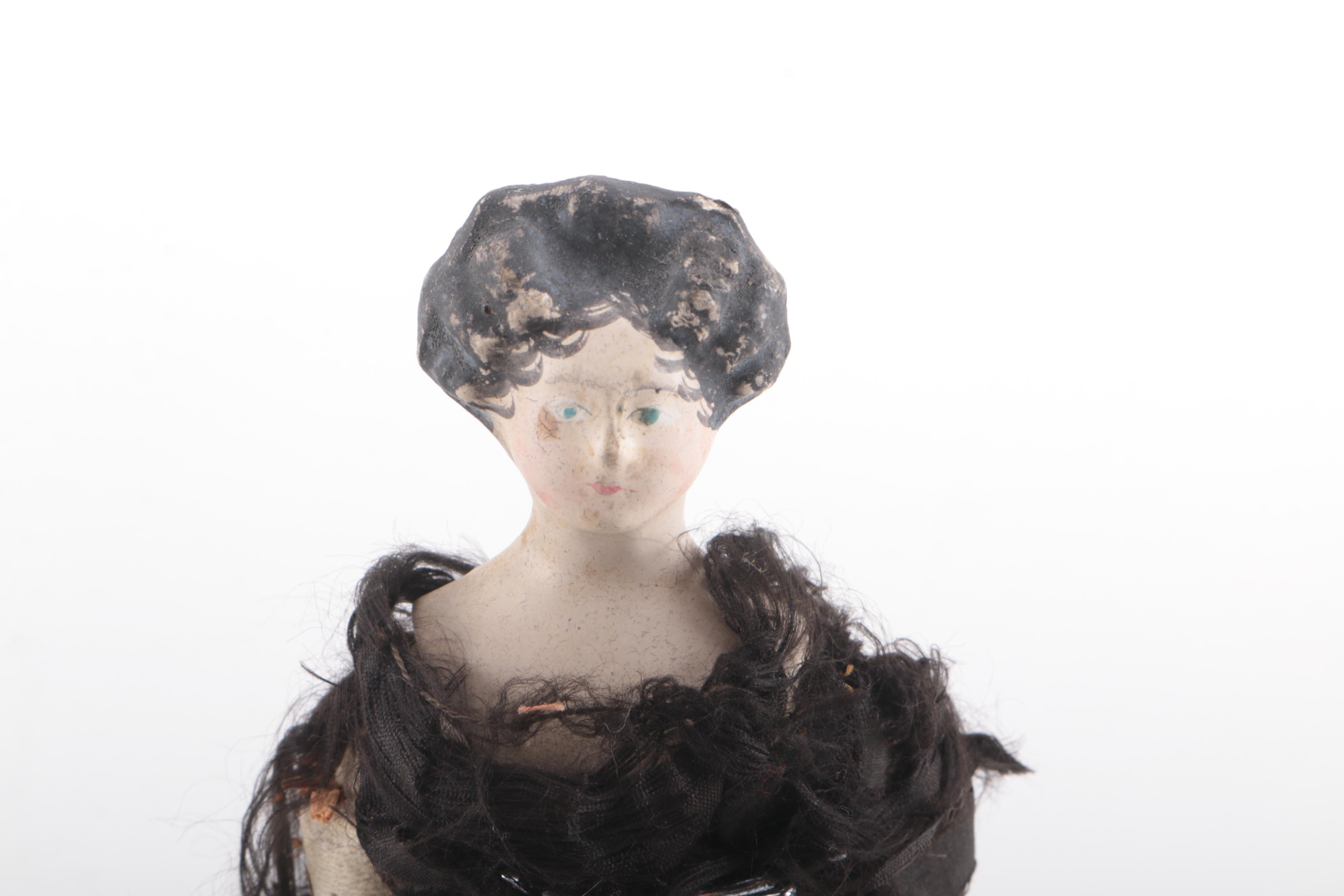 Antique Paper Mache and Low Brow China Dolls