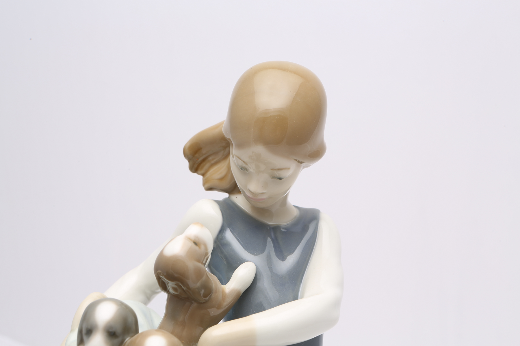 Lladró "Little Dogs on Hip" Figurine #1311