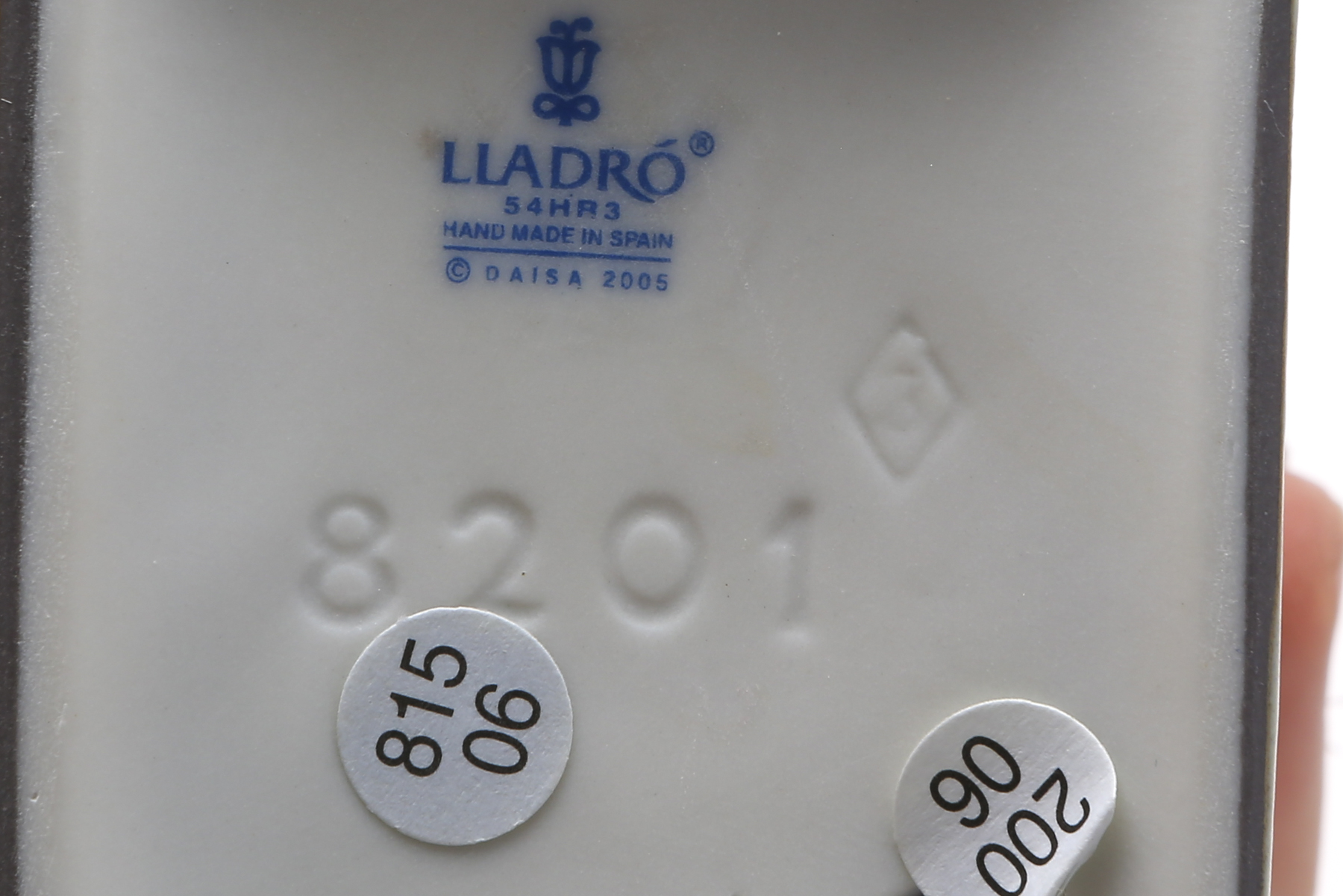 Lladró "Balance Elephant I" #8200 and "Balance Elephant II" #8201