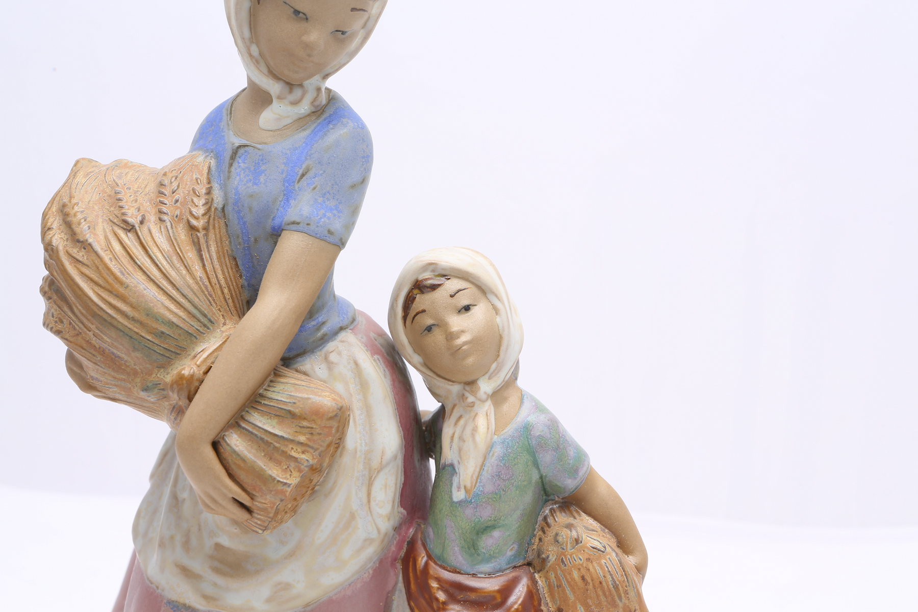 Lladró Gres "Girls Collecting Wheat" Figurine #2098