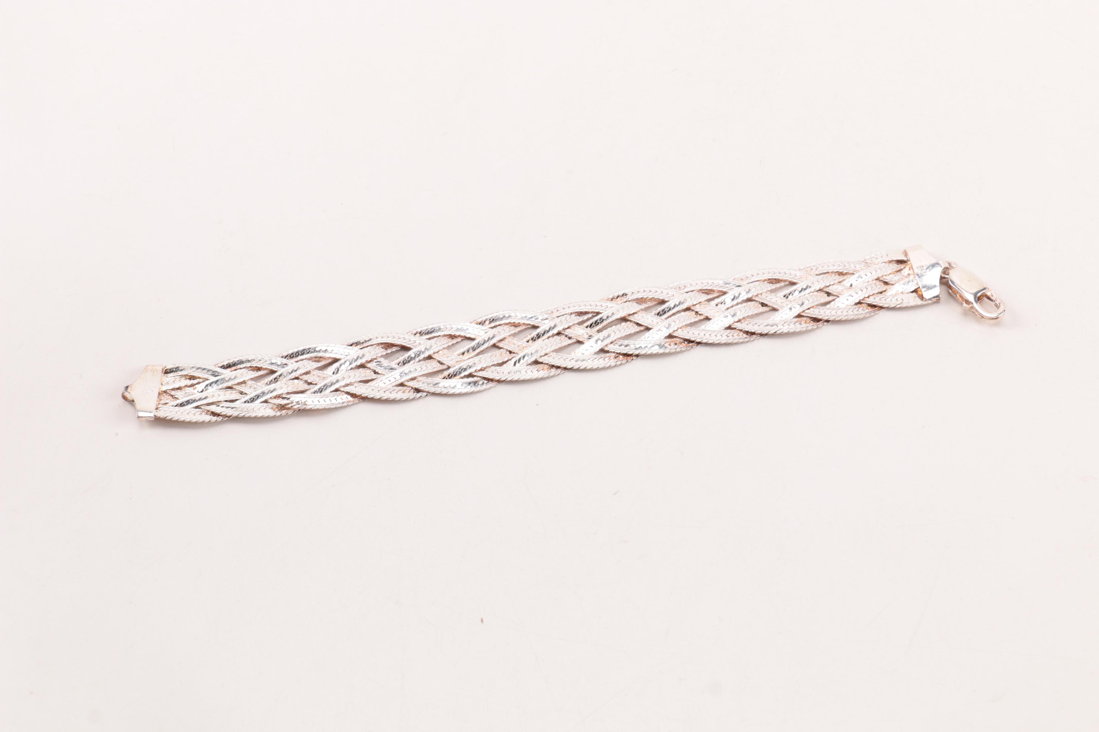 Sterling Silver Earrings and Bracelets