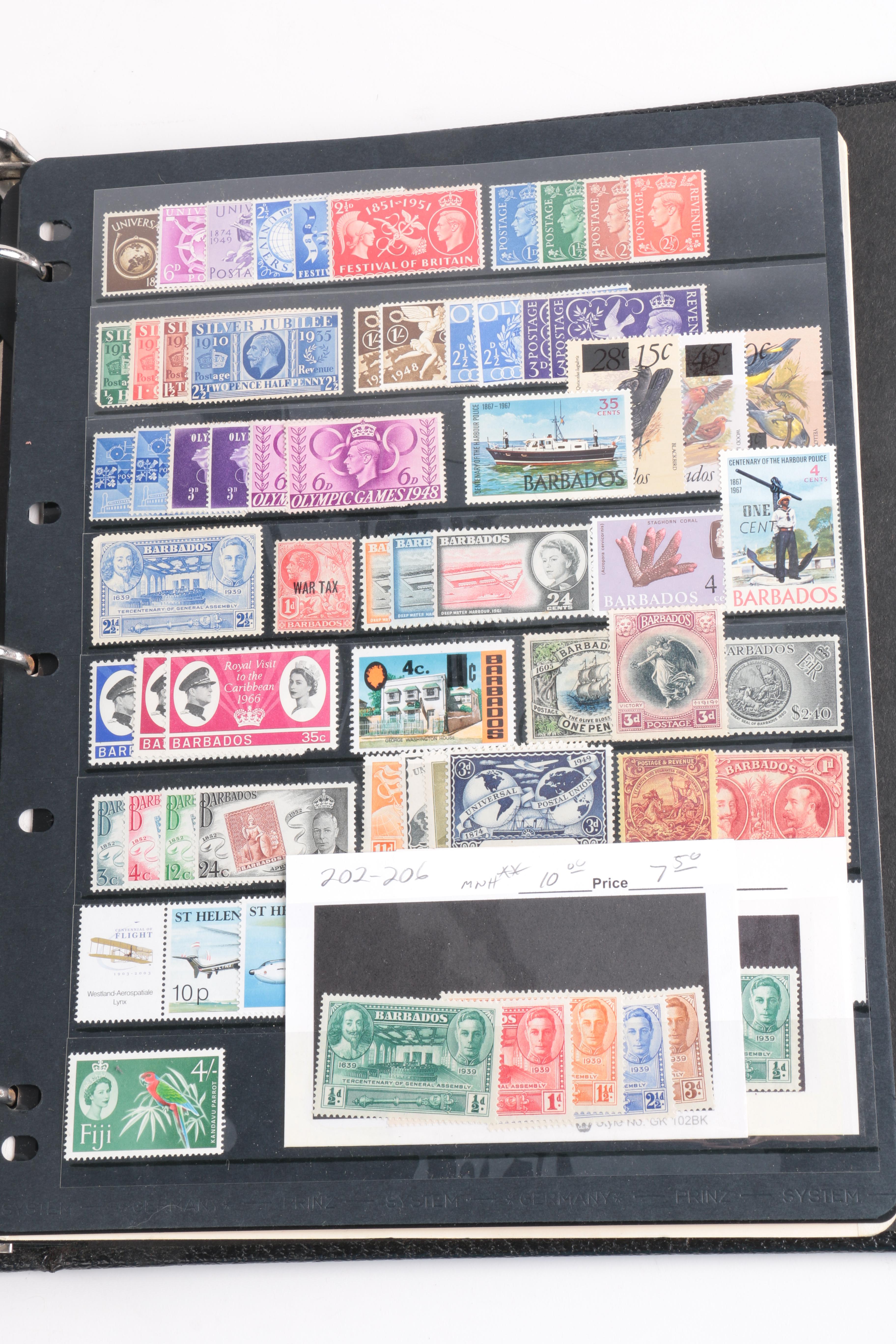 International Postage Stamps