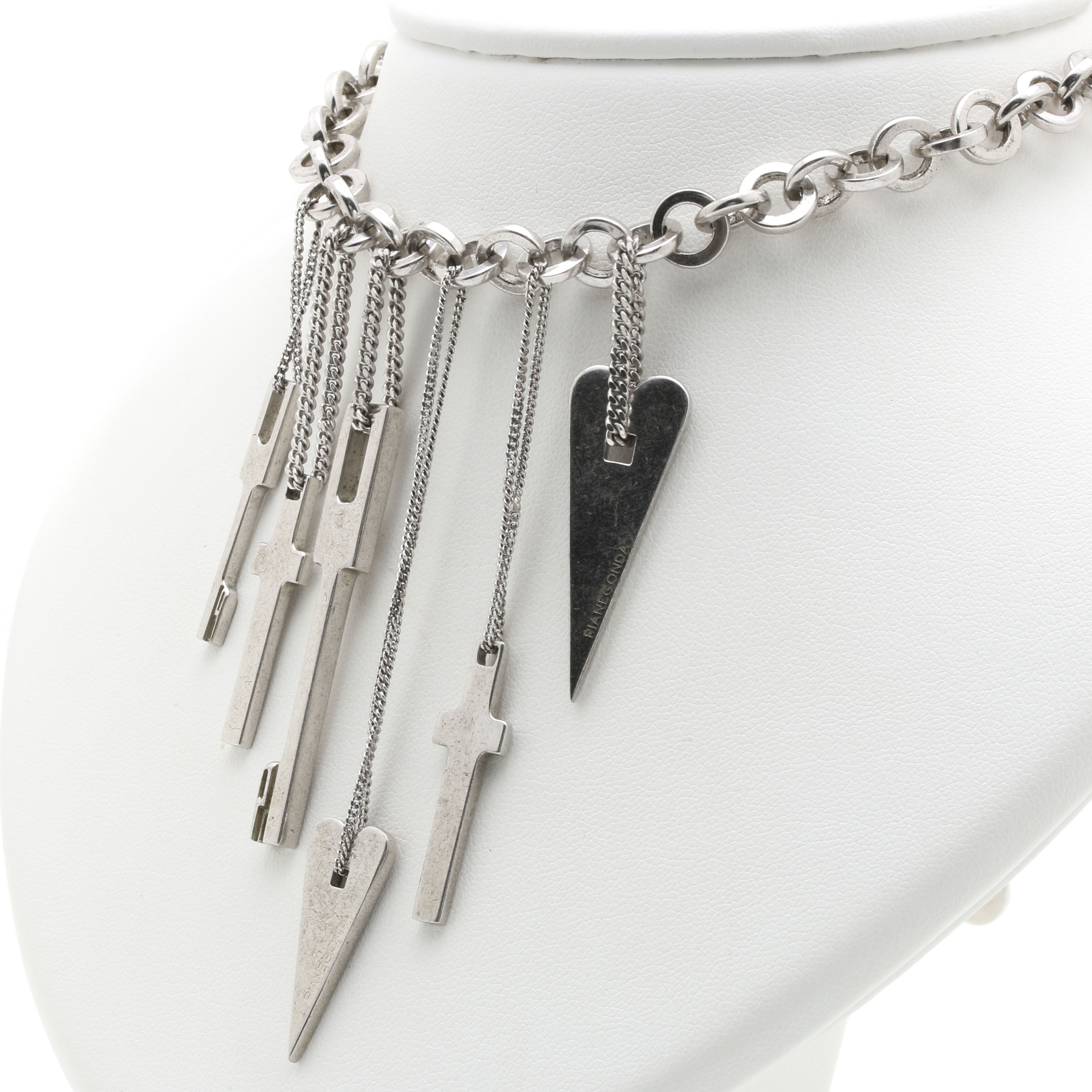 Pianegonda Sterling Silver Charm Necklace