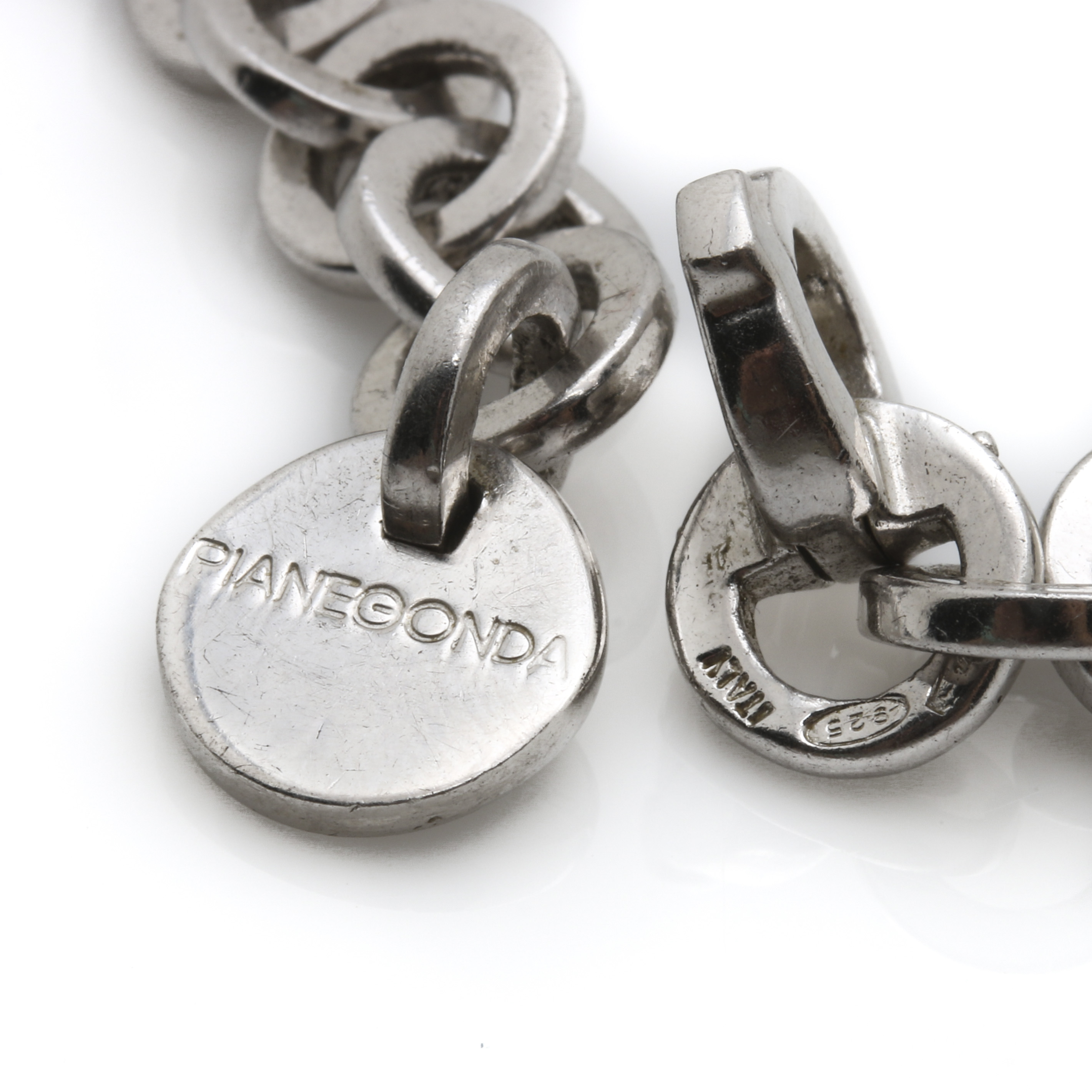 Pianegonda Sterling Silver Charm Necklace