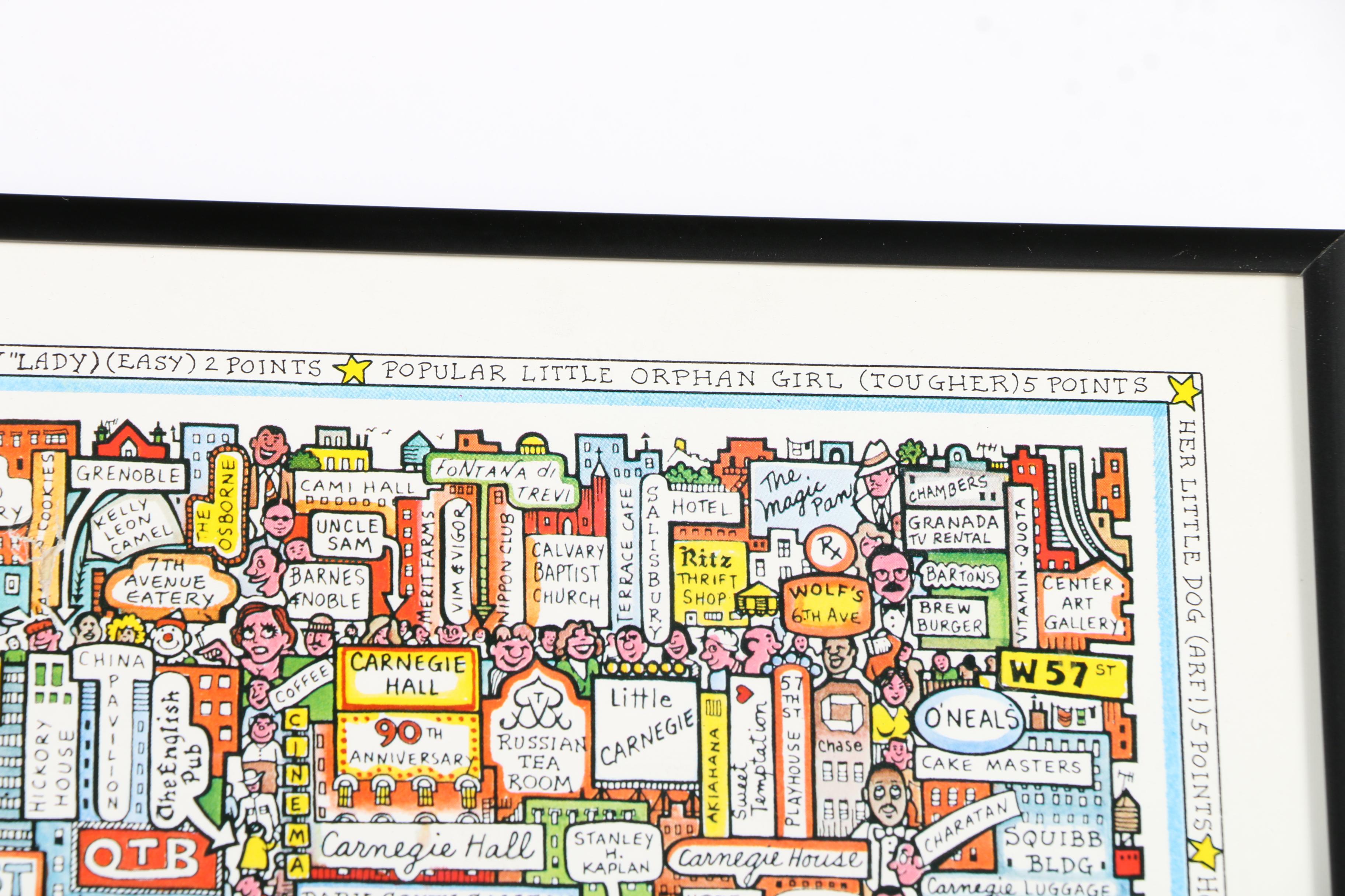 Tony Graham Offset Lithograph Poster "Broadway!!"