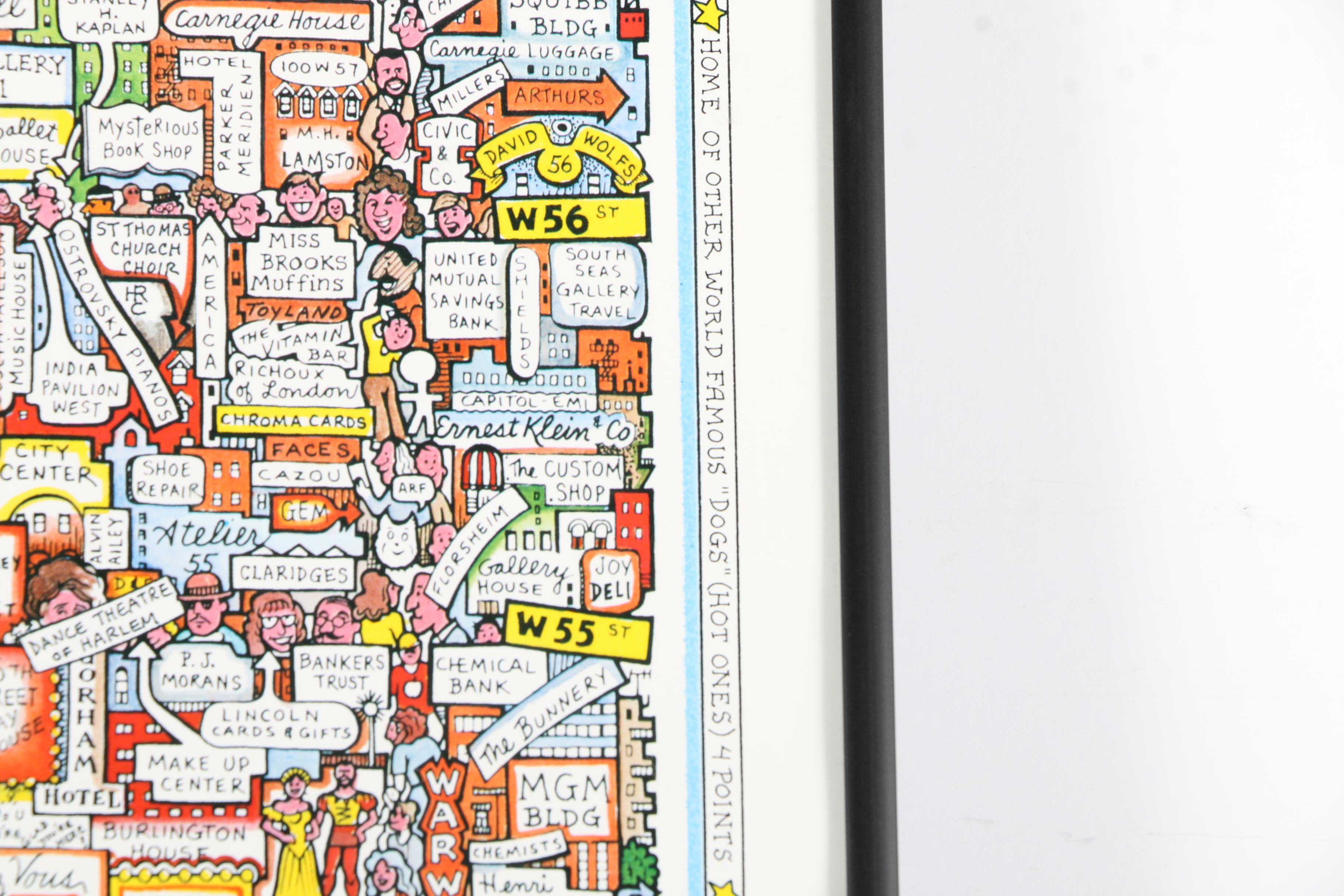 Tony Graham Offset Lithograph Poster "Broadway!!"