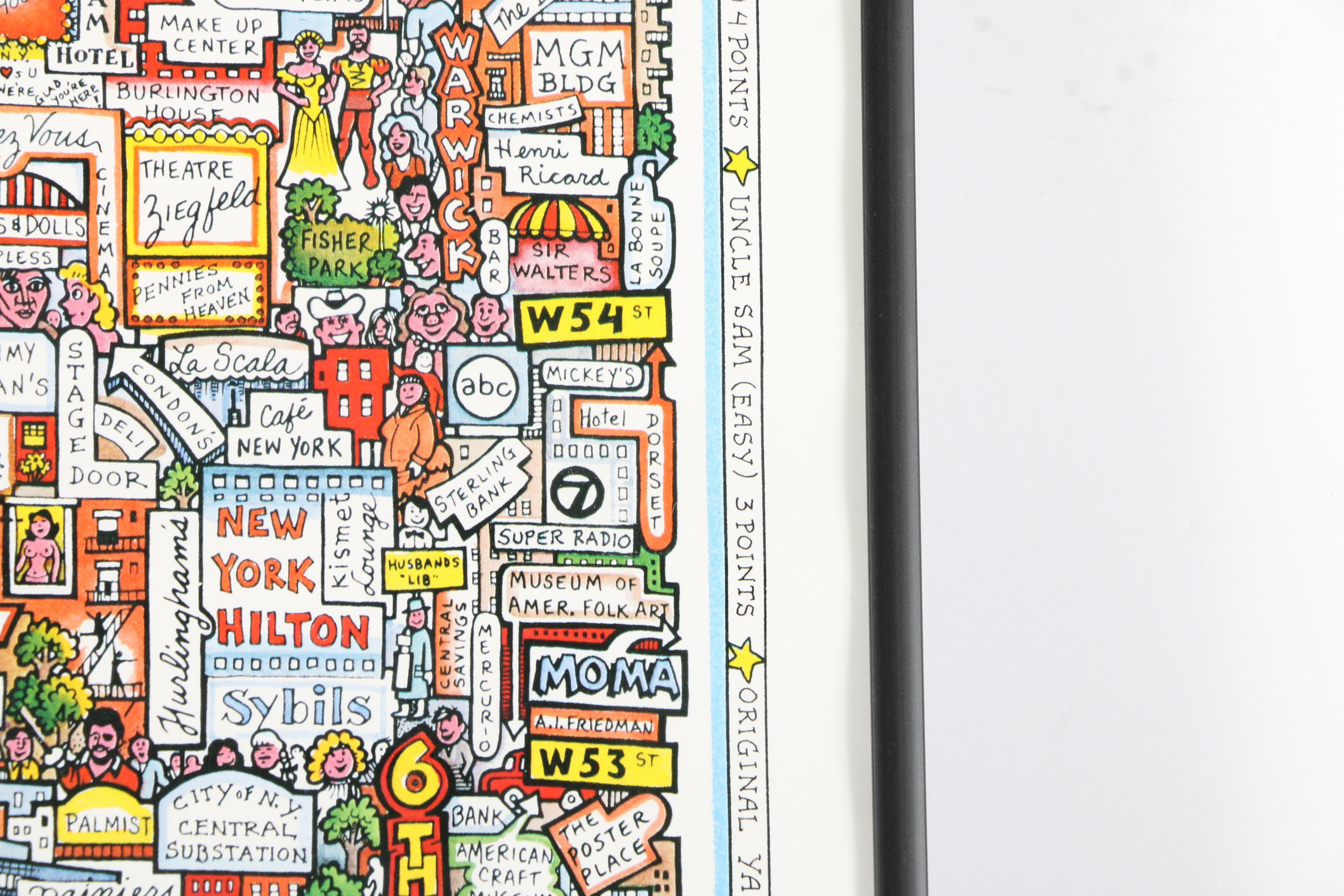 Tony Graham Offset Lithograph Poster "Broadway!!"