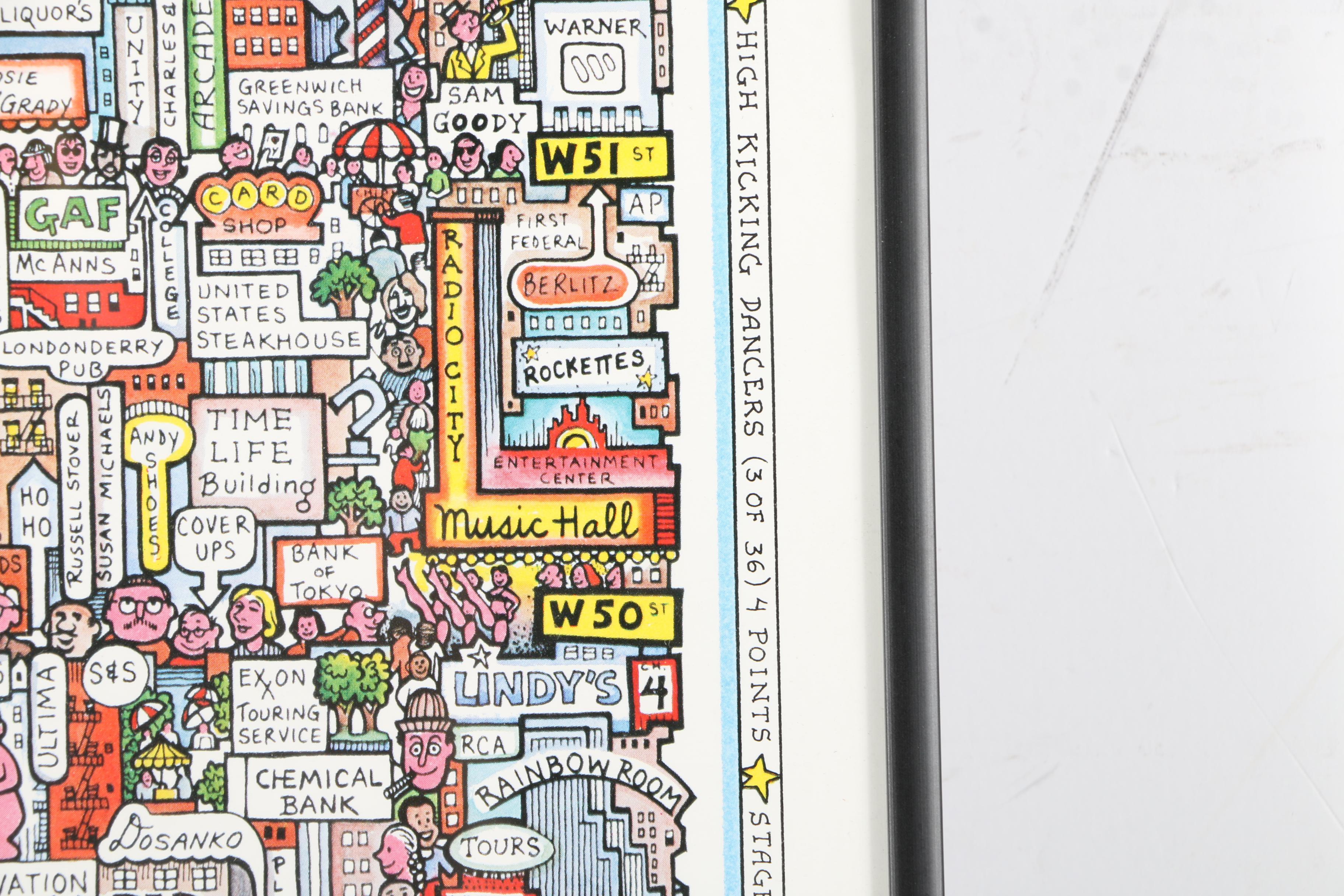 Tony Graham Offset Lithograph Poster "Broadway!!"