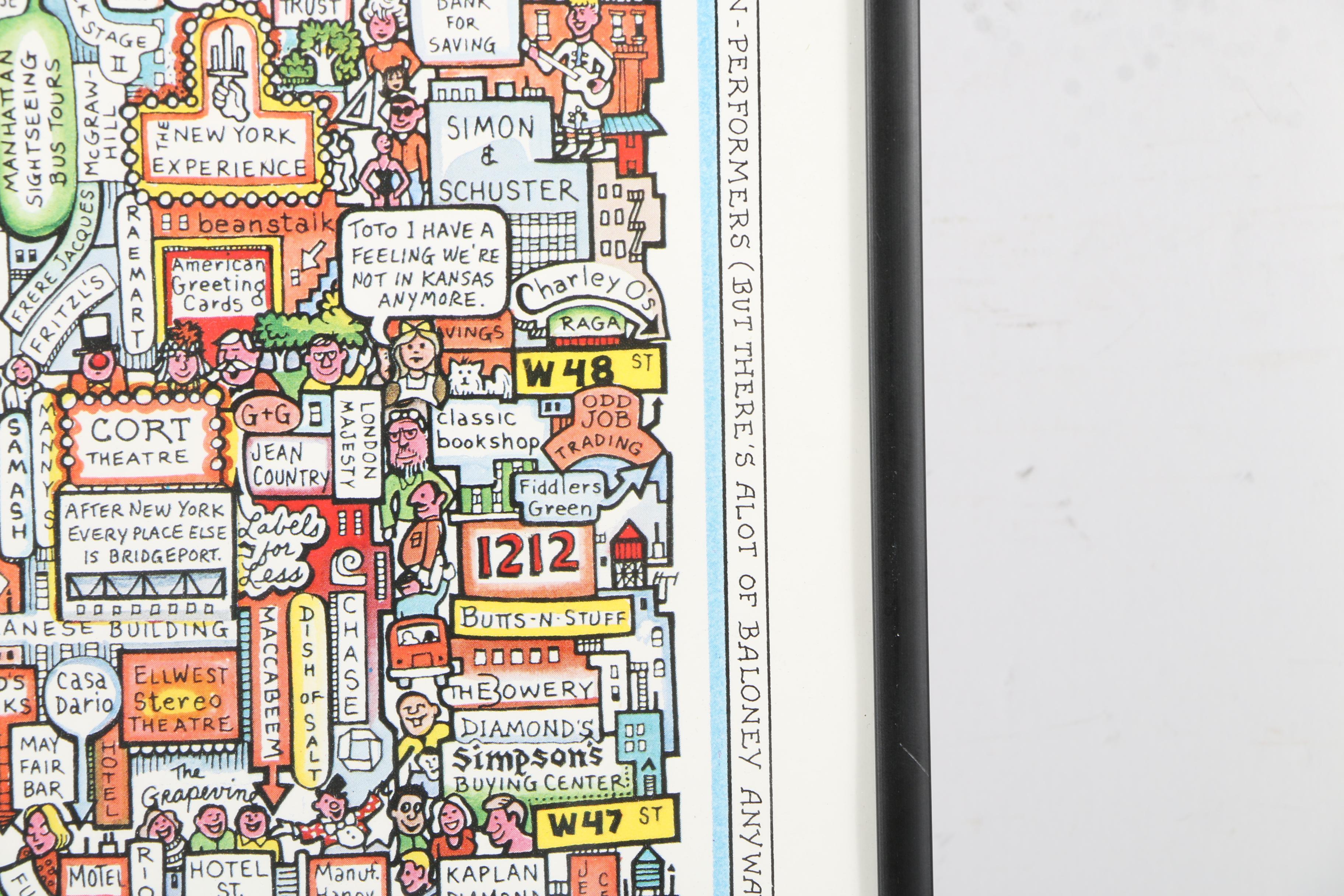 Tony Graham Offset Lithograph Poster "Broadway!!"