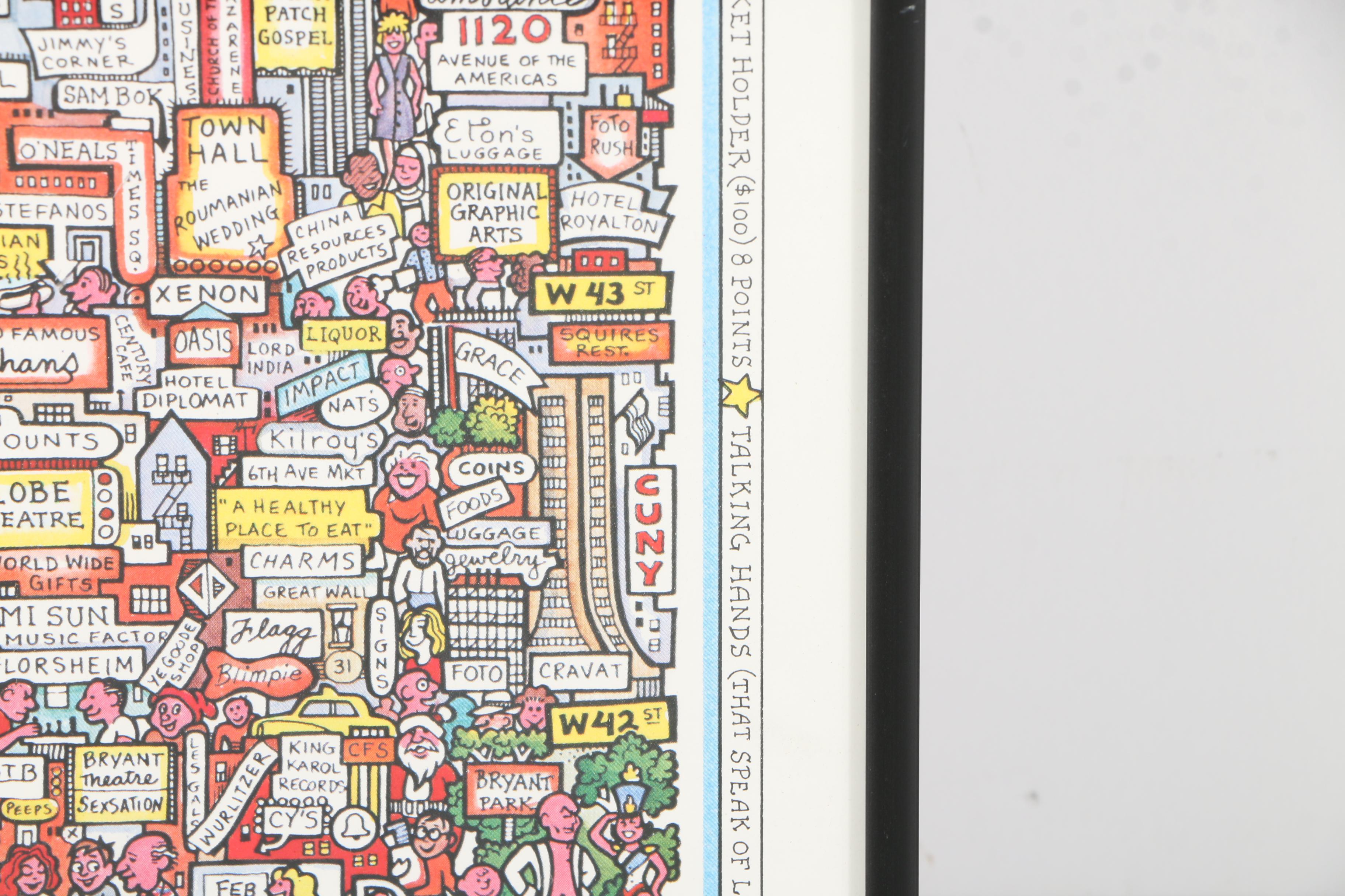 Tony Graham Offset Lithograph Poster "Broadway!!"