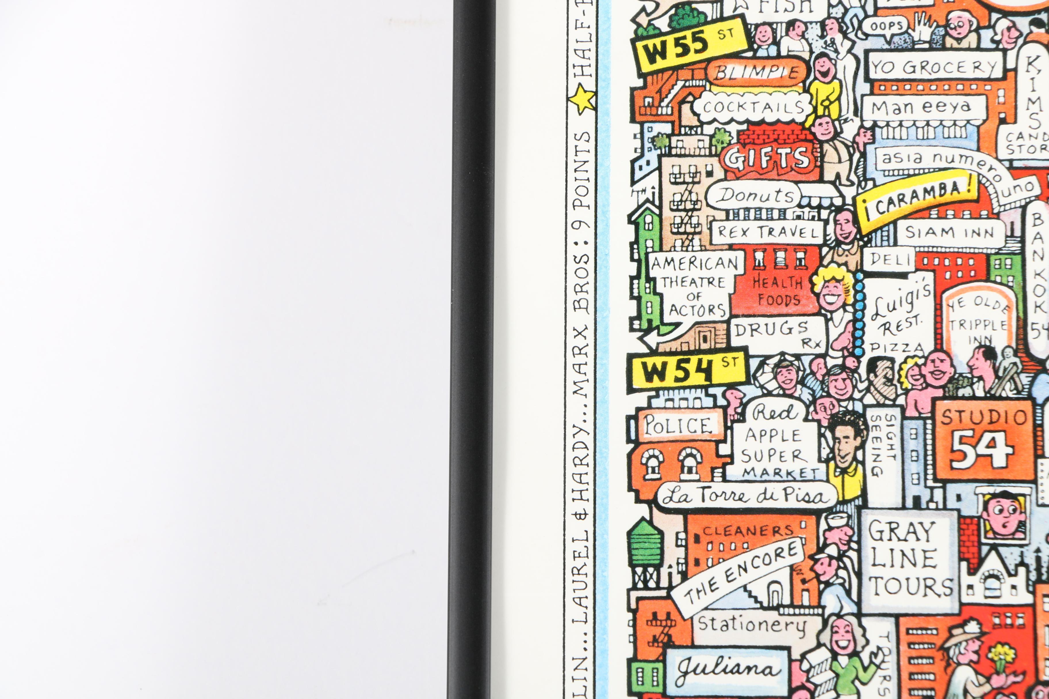 Tony Graham Offset Lithograph Poster "Broadway!!"