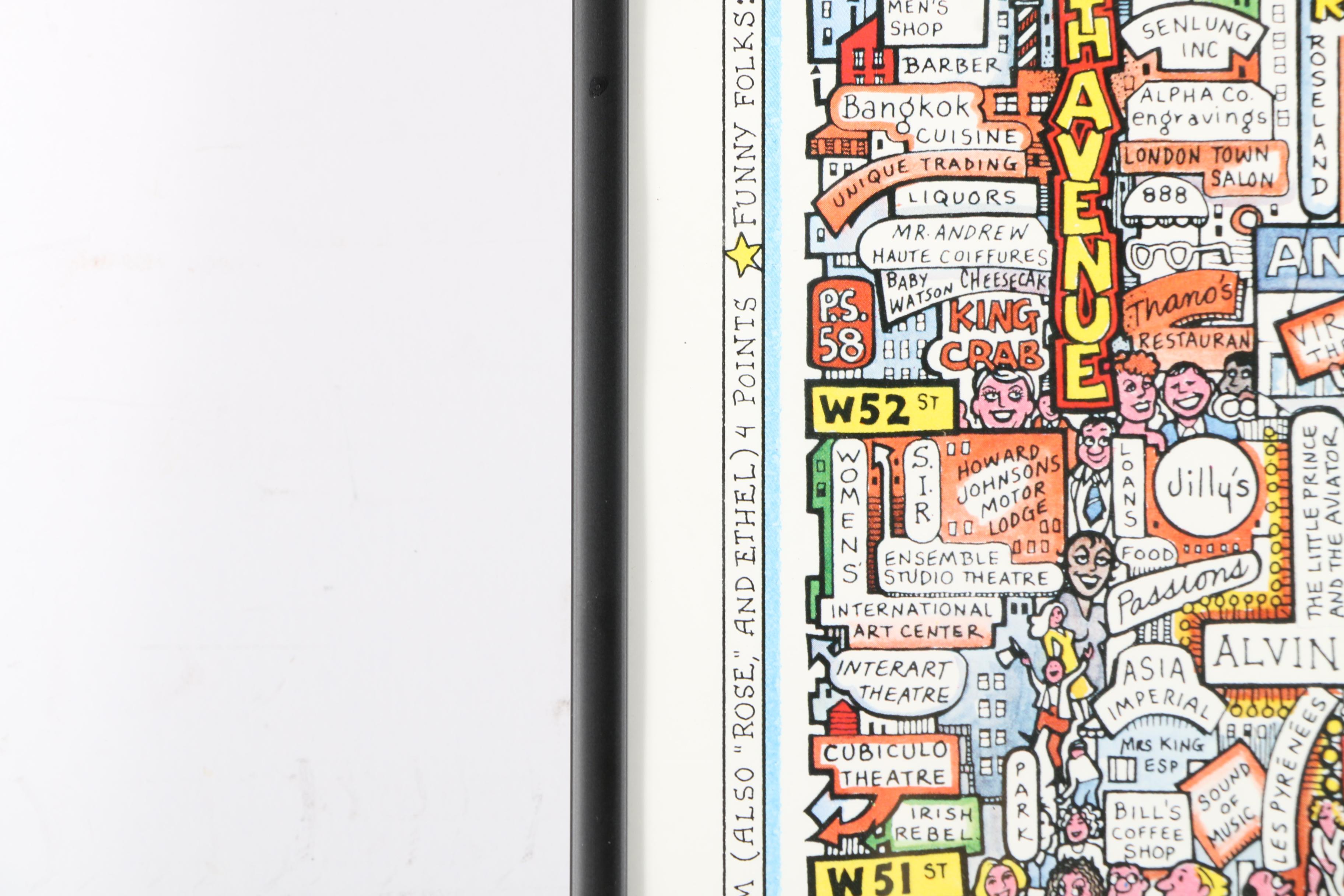 Tony Graham Offset Lithograph Poster "Broadway!!"