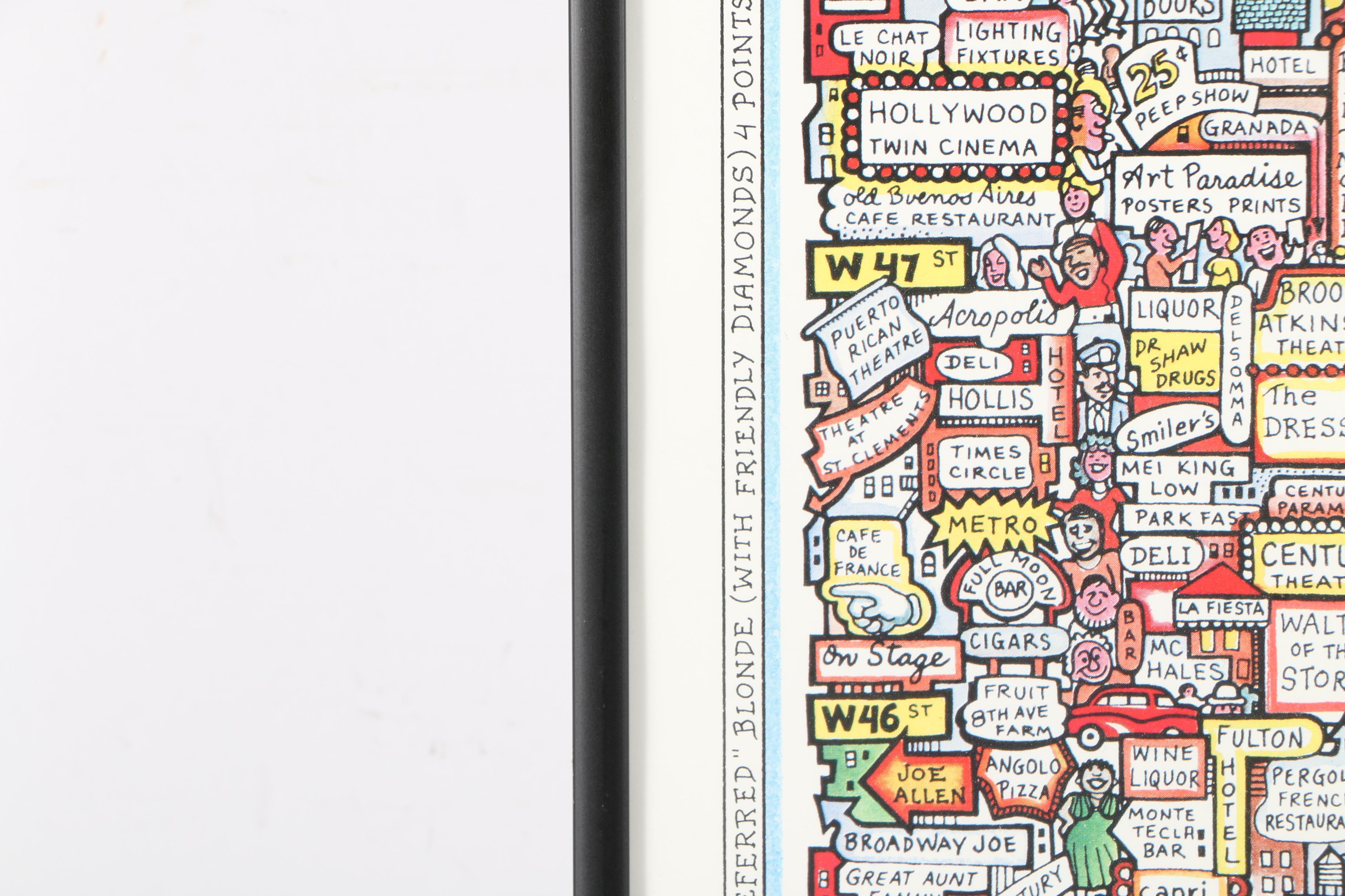 Tony Graham Offset Lithograph Poster "Broadway!!"