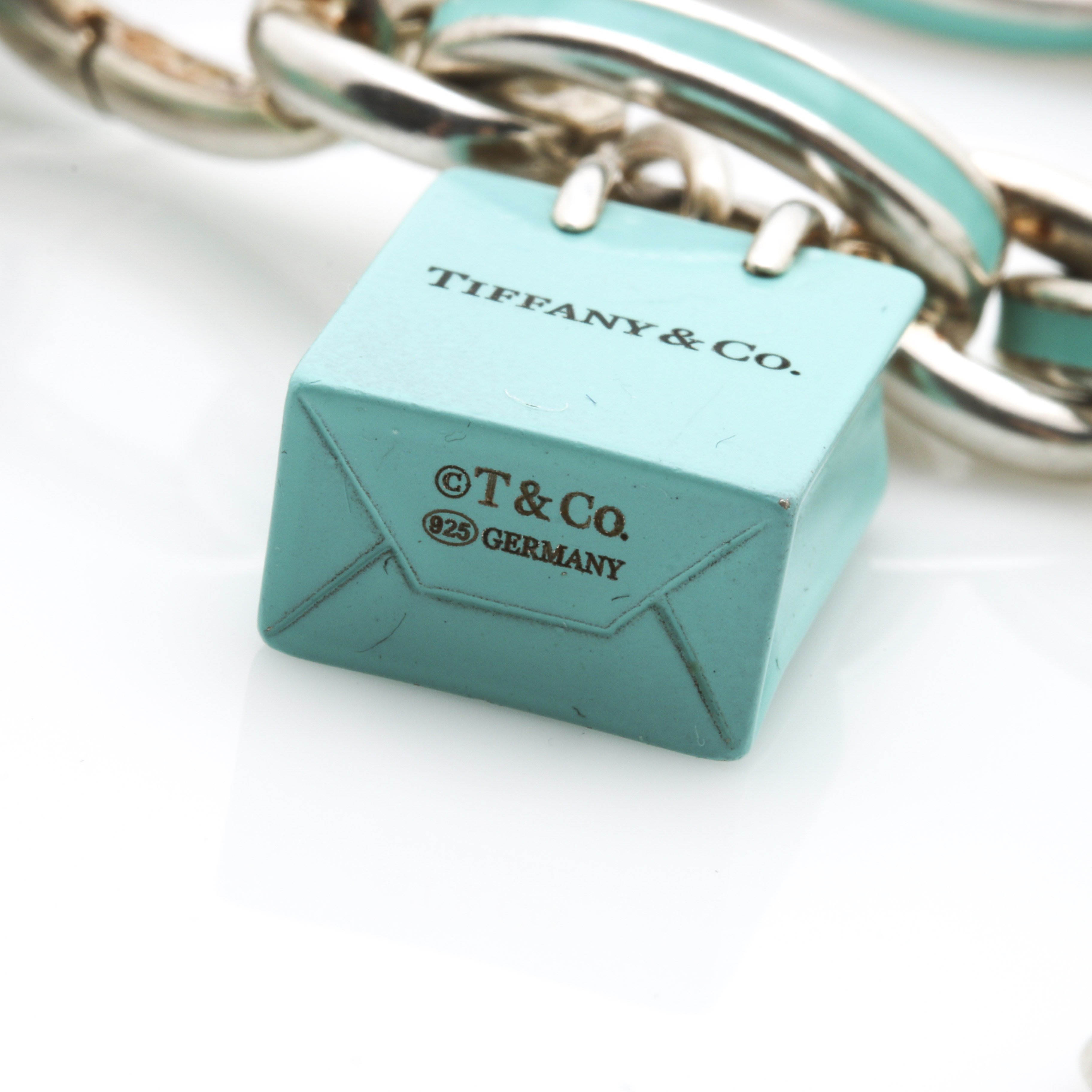 Tiffany & Co. Sterling Silver Charm Bracelet With Various T & Co. Charms