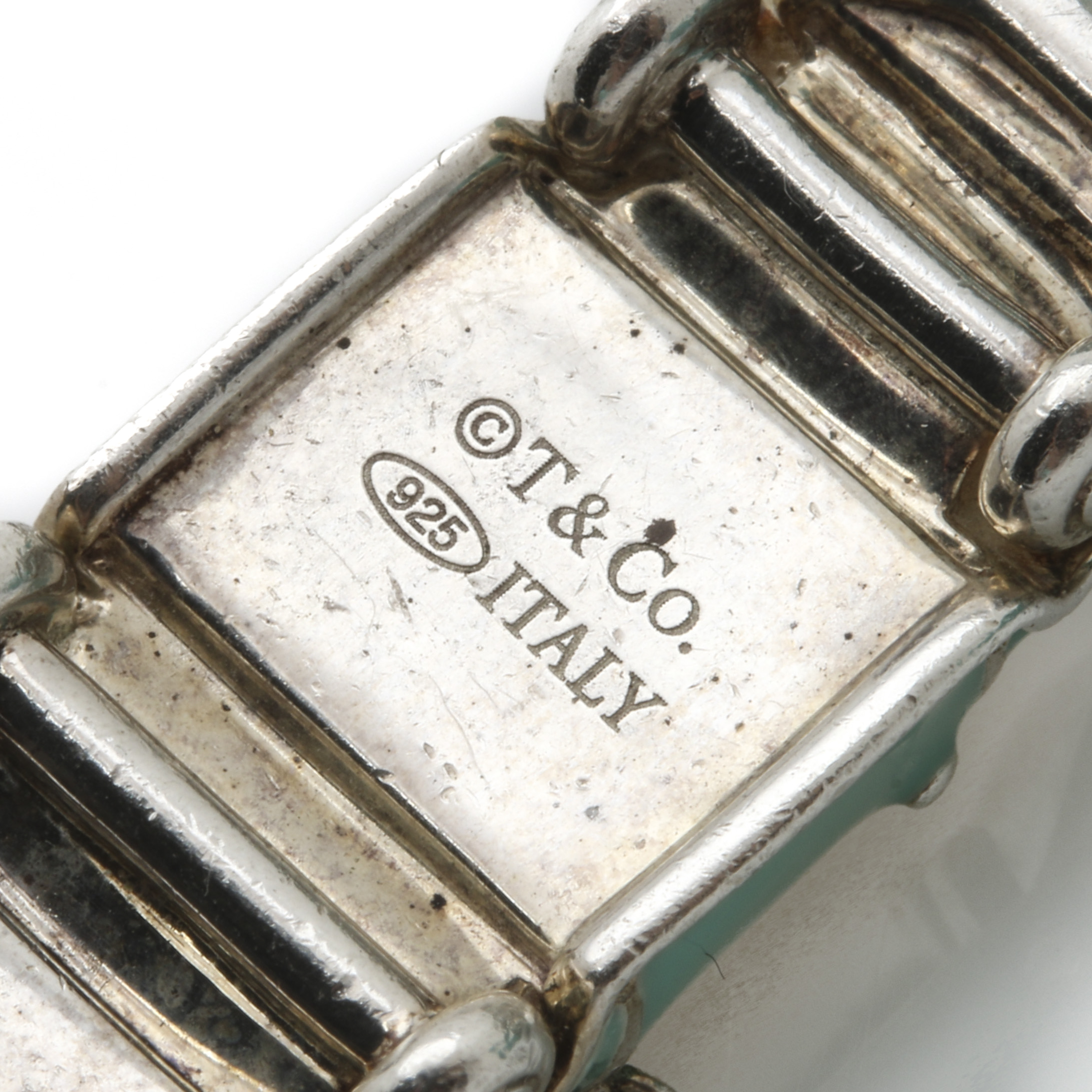 Tiffany & Co. Sterling Silver Charm Bracelet With Various T & Co. Charms