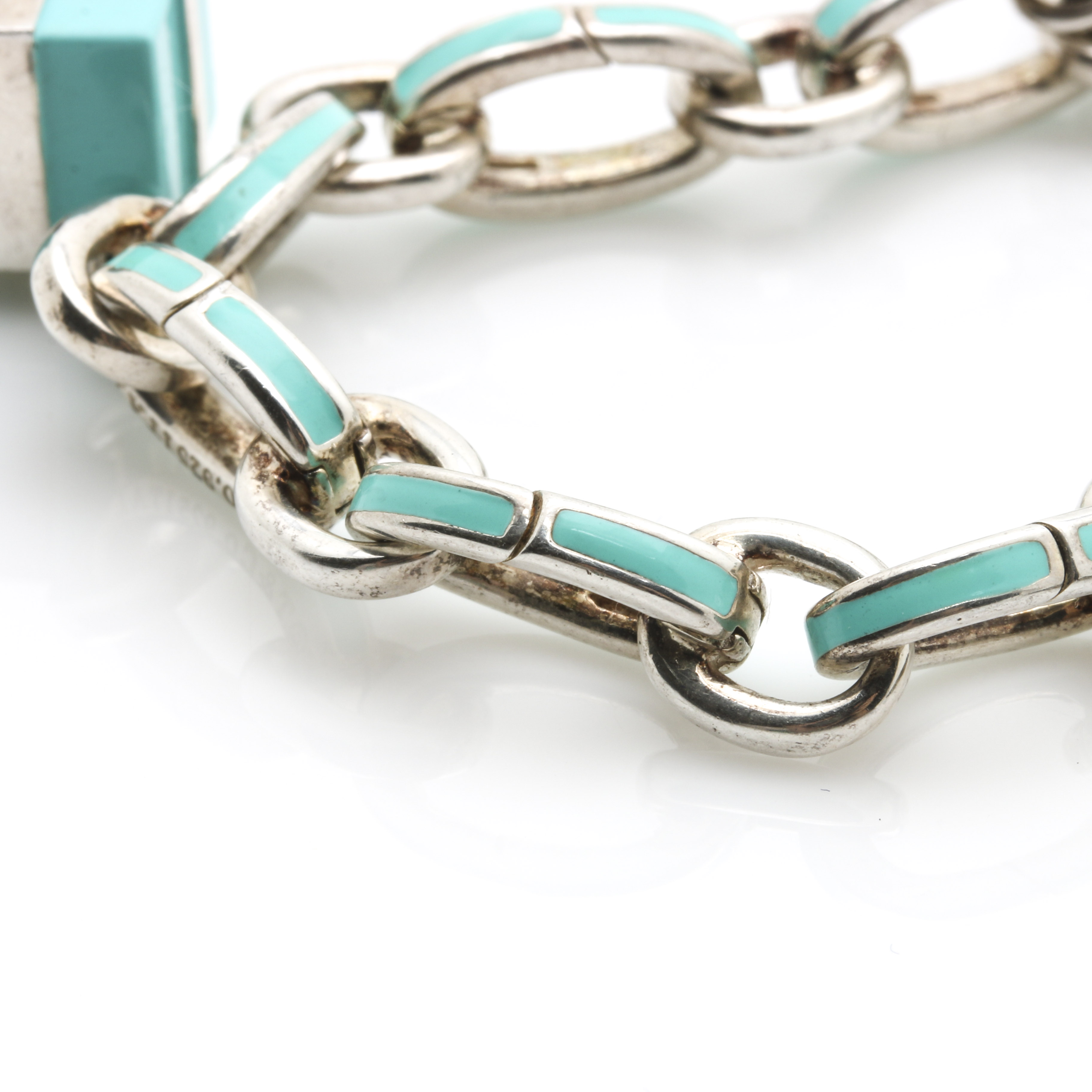 Tiffany & Co. Sterling Silver Charm Bracelet With Various T & Co. Charms