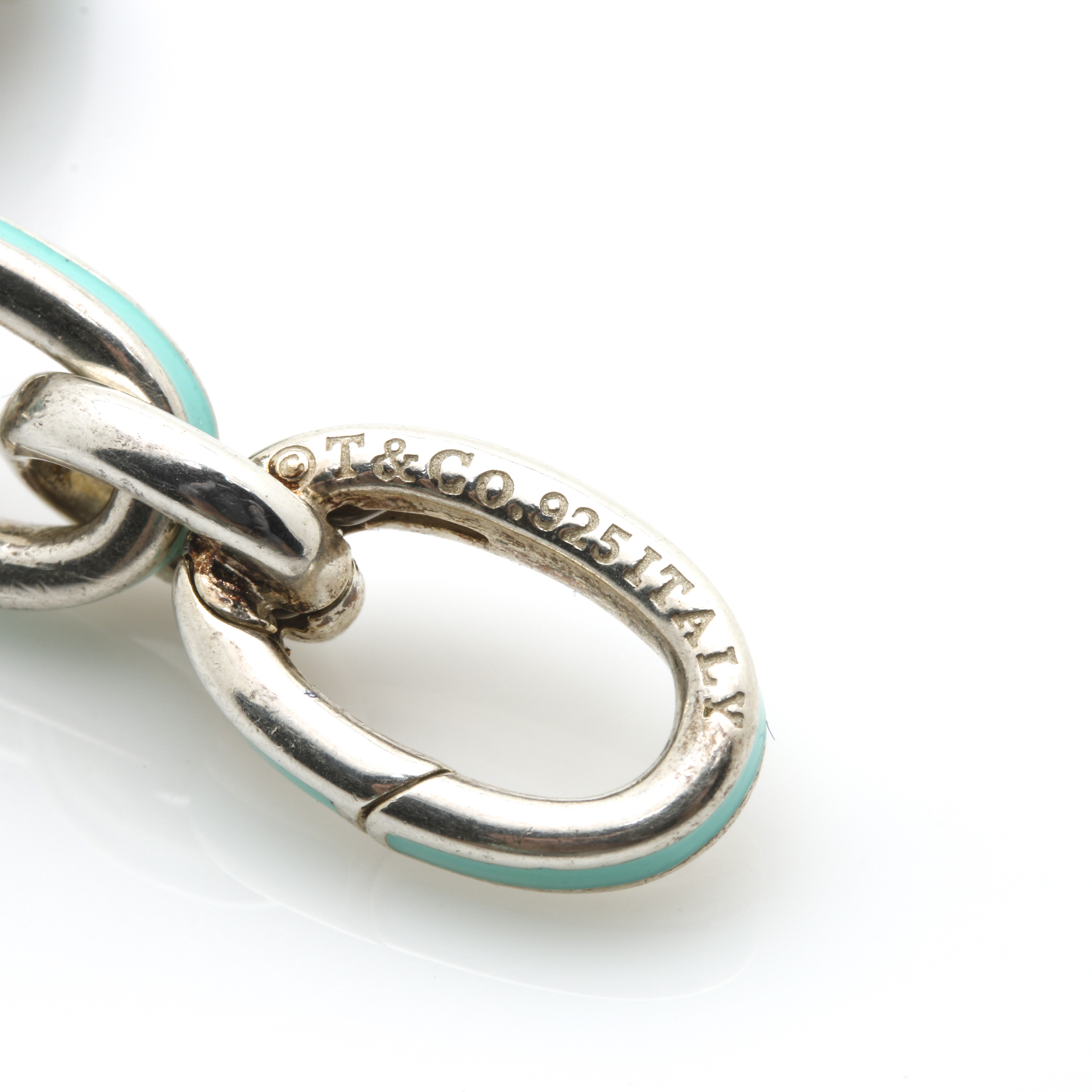 Tiffany & Co. Sterling Silver Charm Bracelet With Various T & Co. Charms