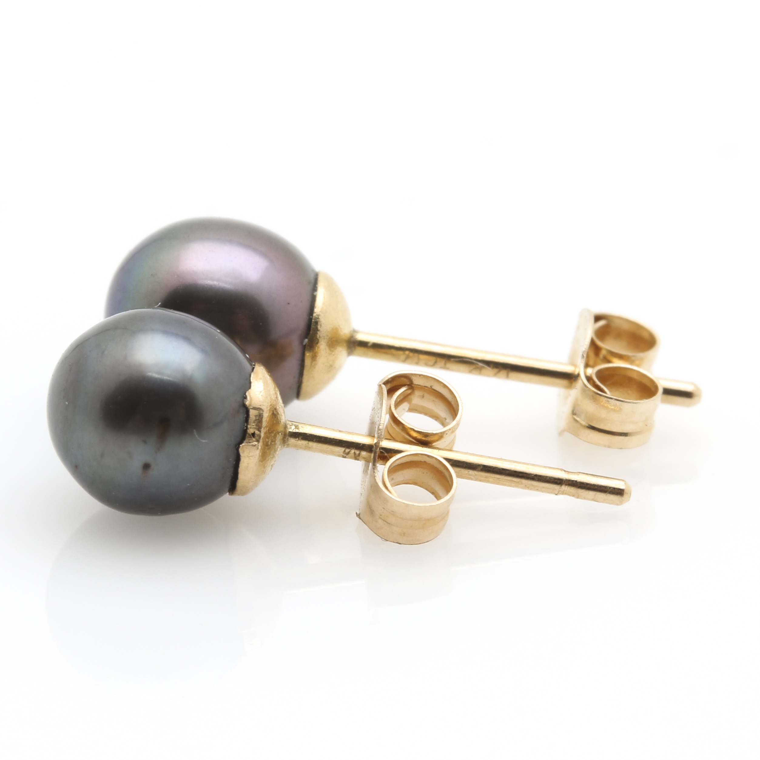 14K Yellow Gold Cultured Pearl Parure