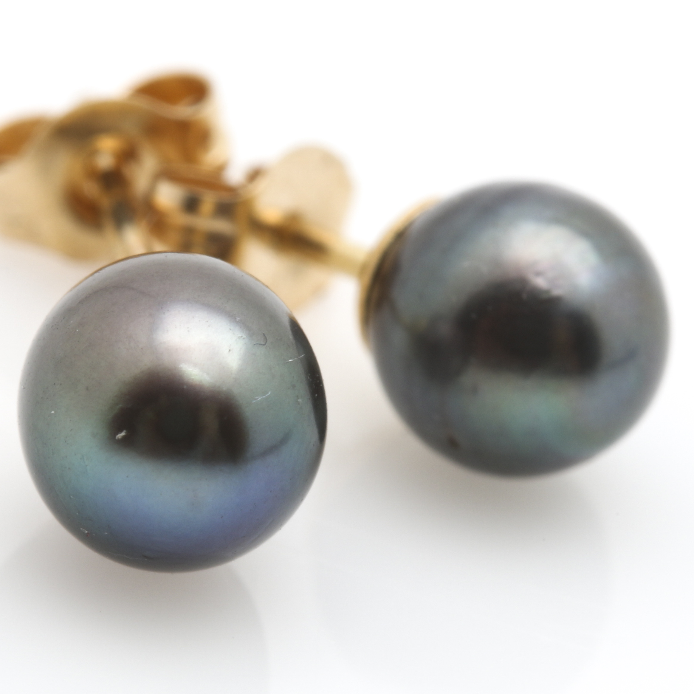 14K Yellow Gold Cultured Pearl Parure