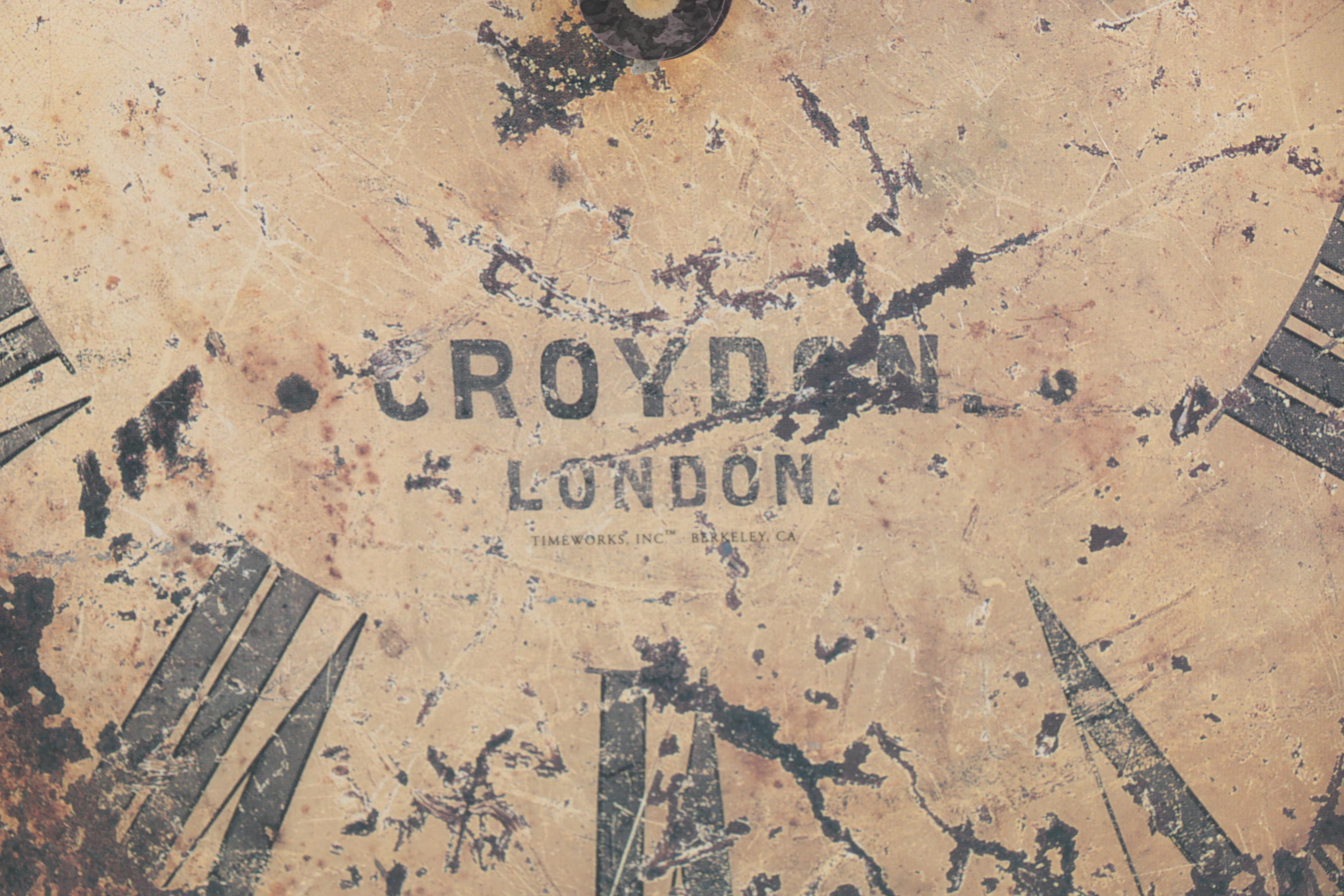 Round Table Clock by Timeworks Clock of Berkeley, California