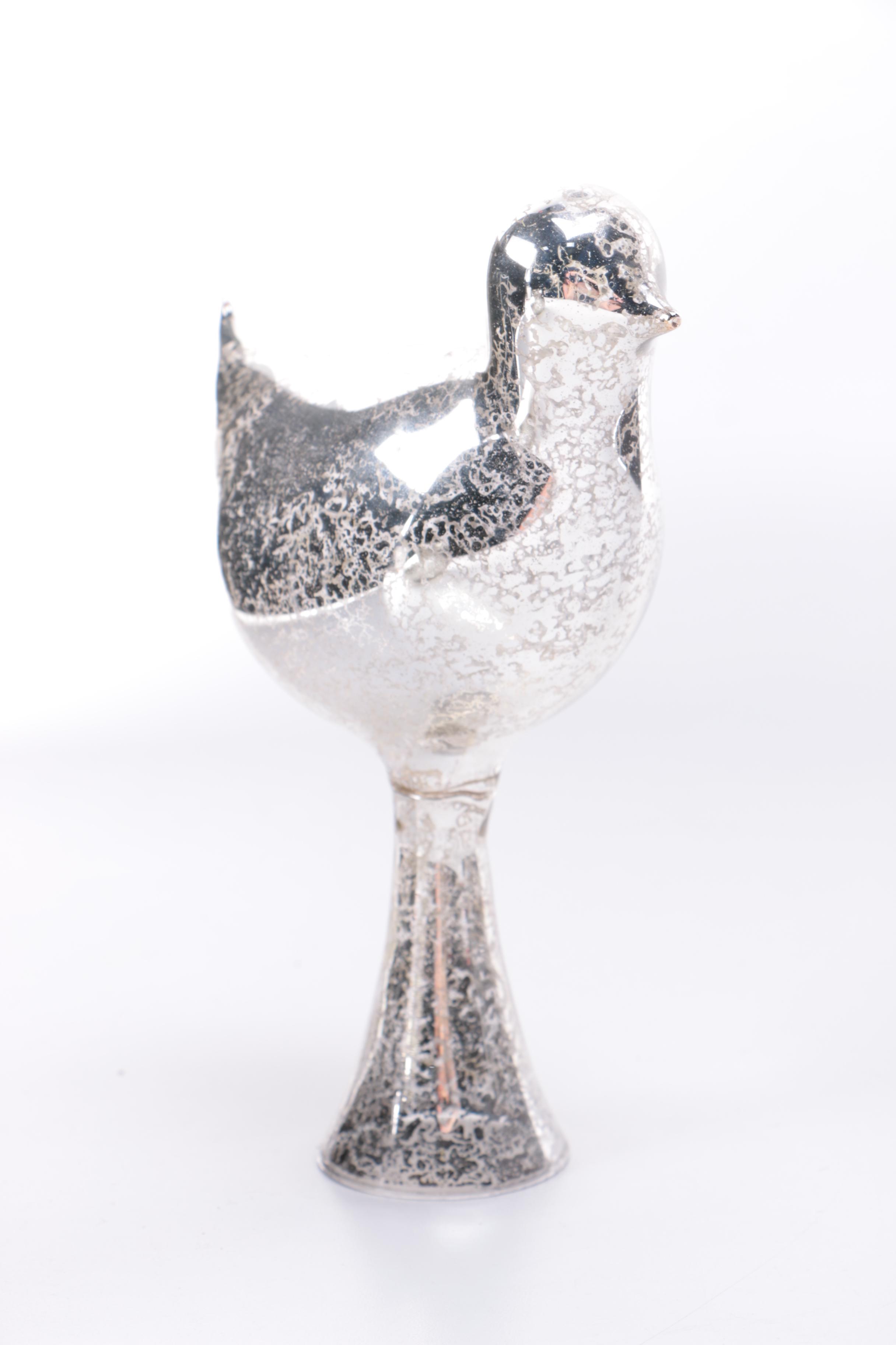 Silver Tone Mercury Glass Decor