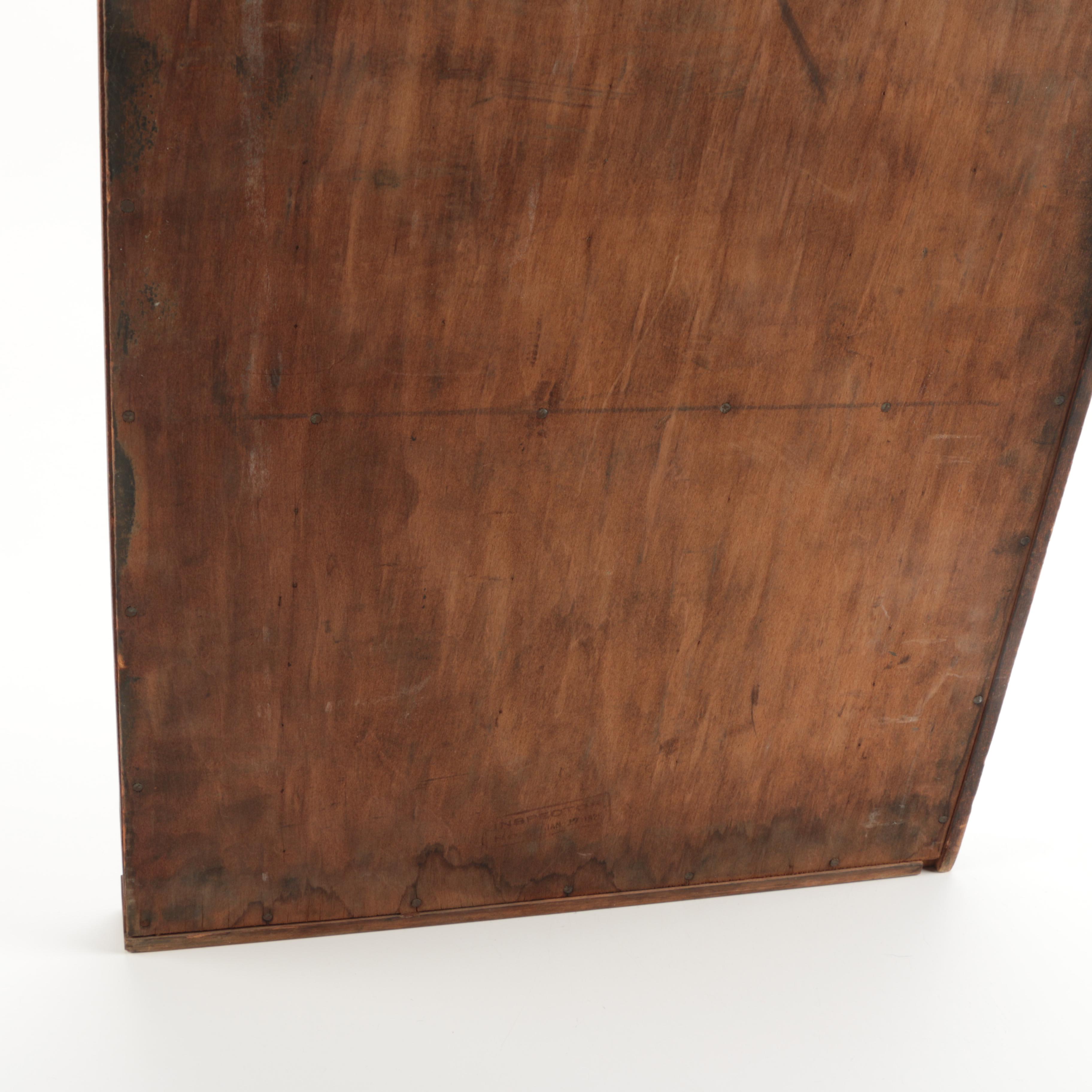 Wooden Typesetters Drawer with Knick Naks