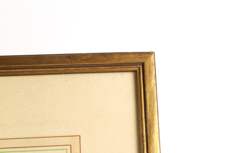 Framed Lithograph After Louis Kourment