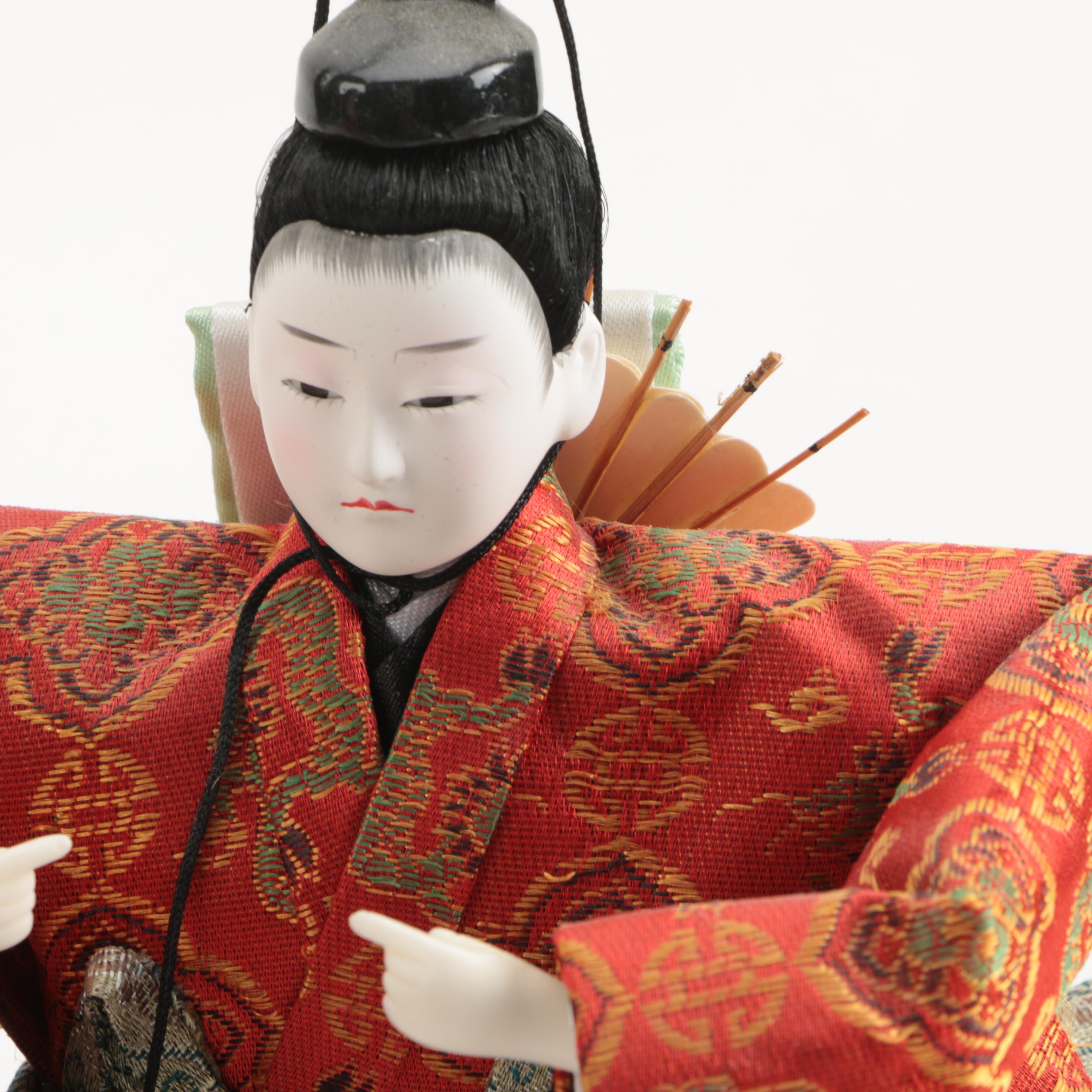 Two Japanese Ceramic Figurines