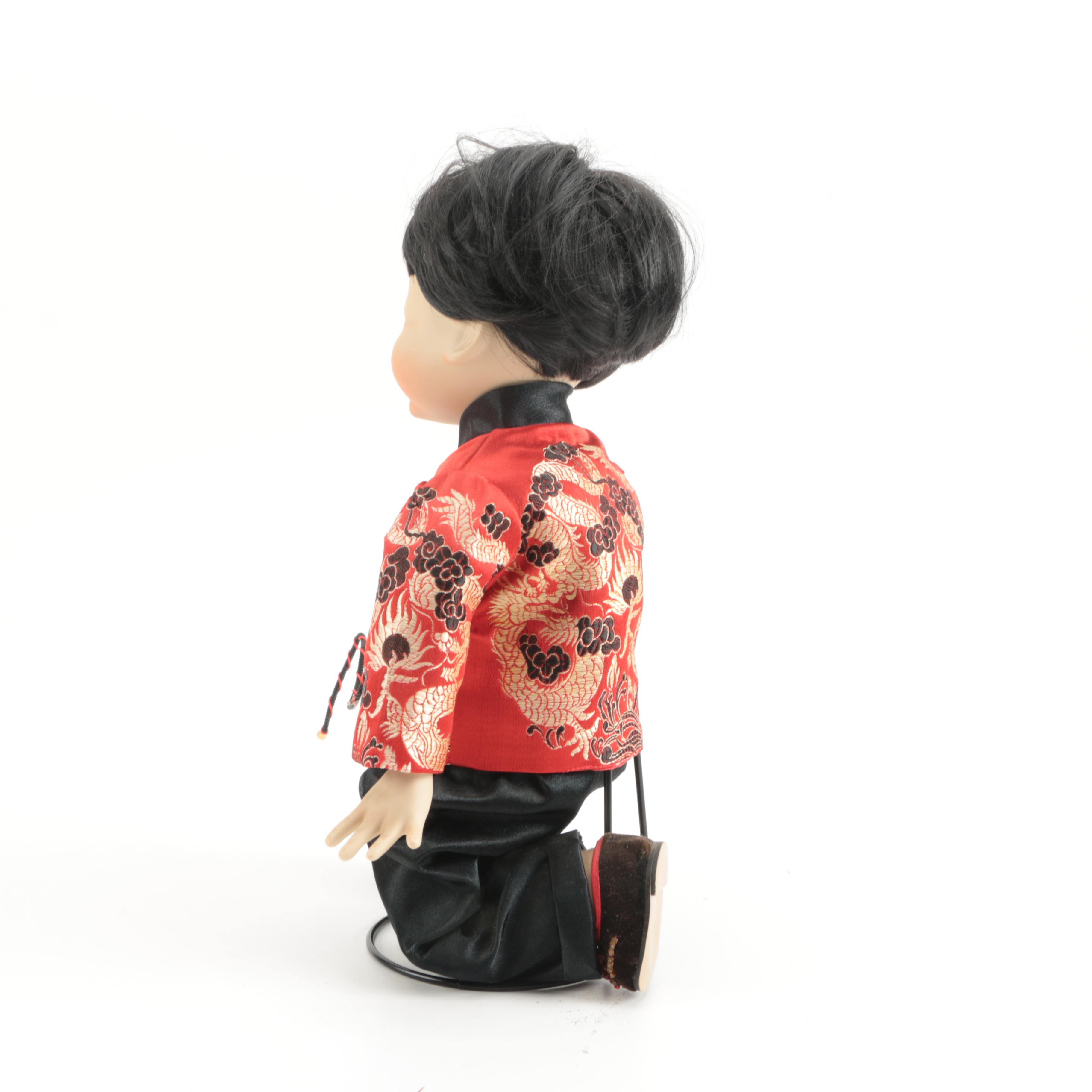 Two Japanese Ceramic Figurines