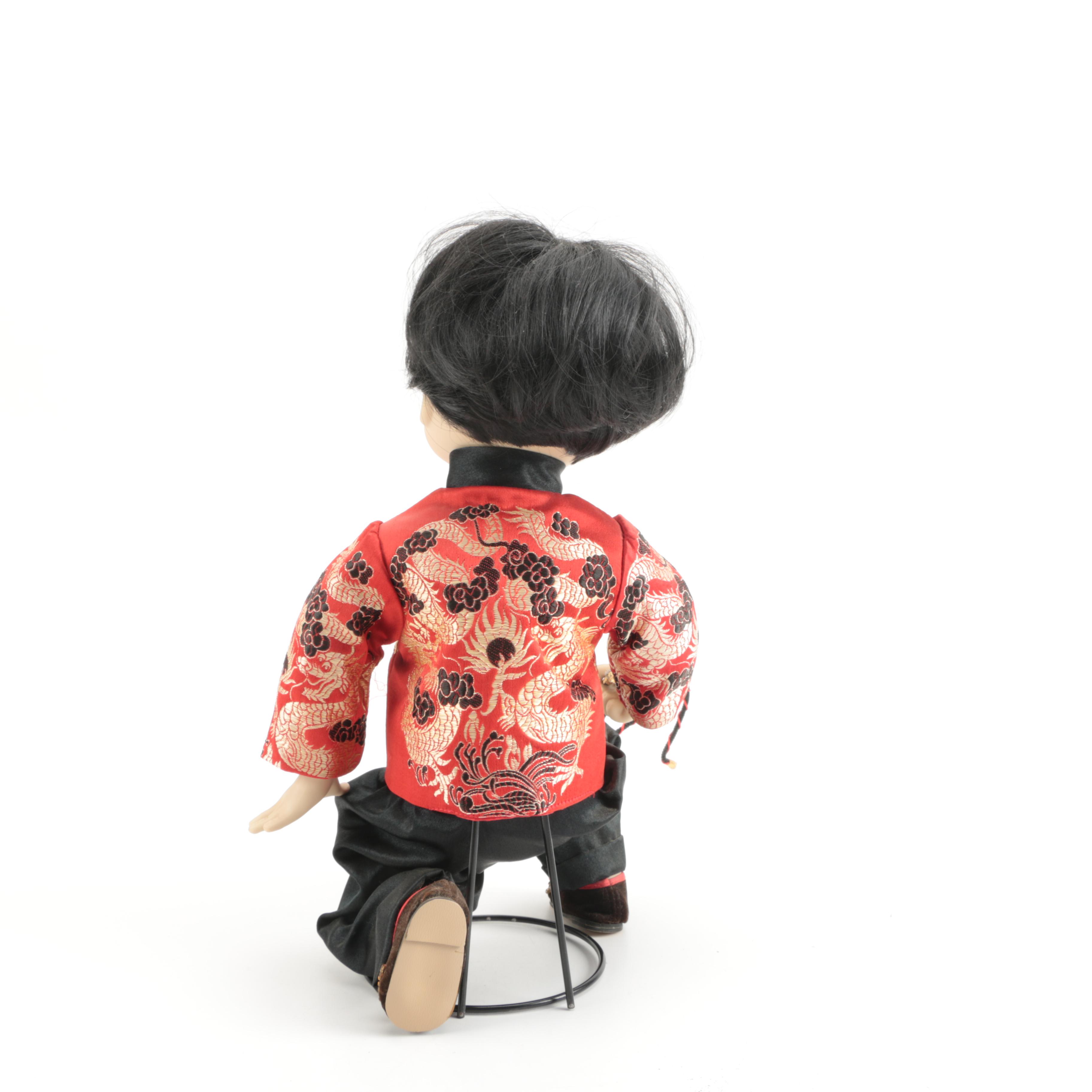 Two Japanese Ceramic Figurines
