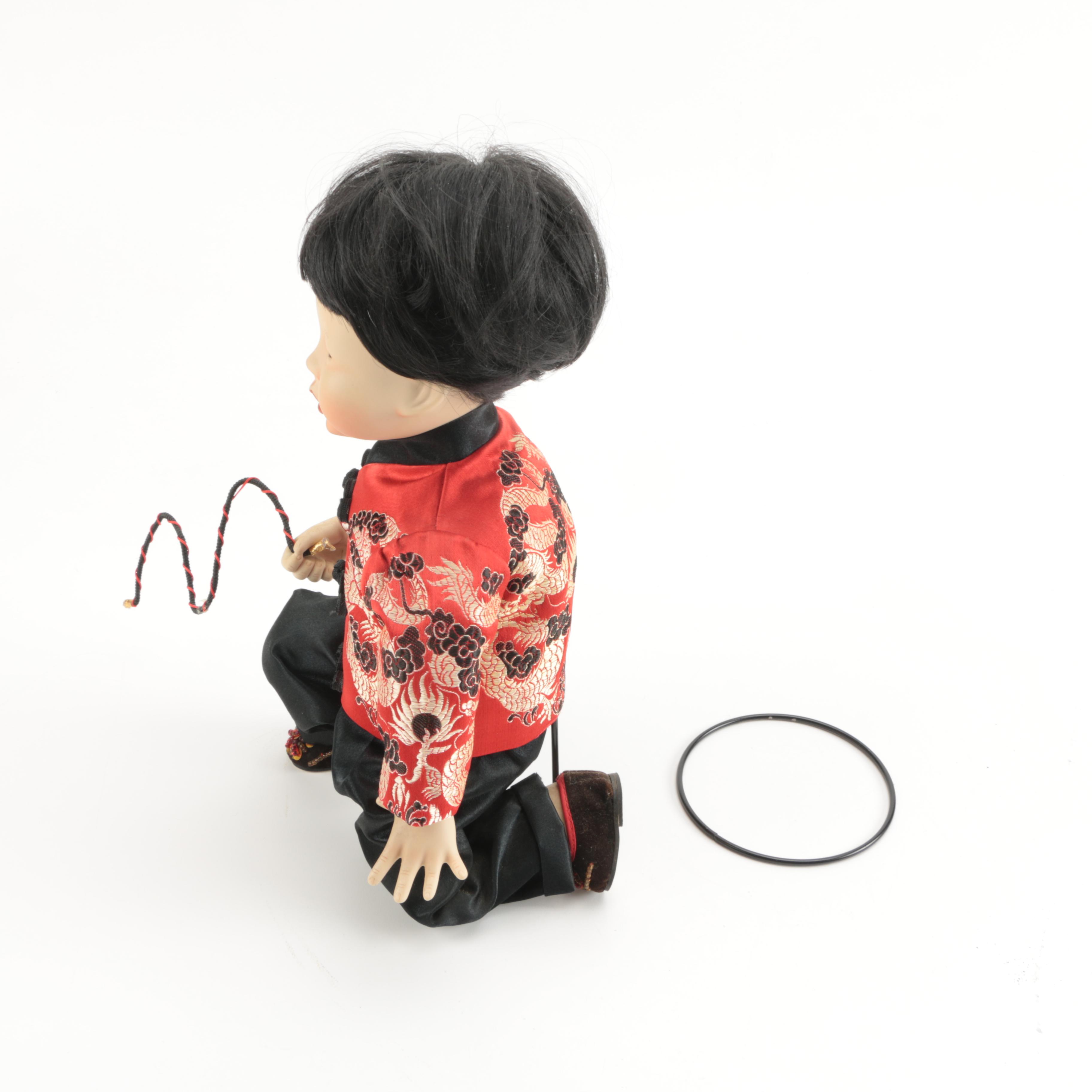 Two Japanese Ceramic Figurines