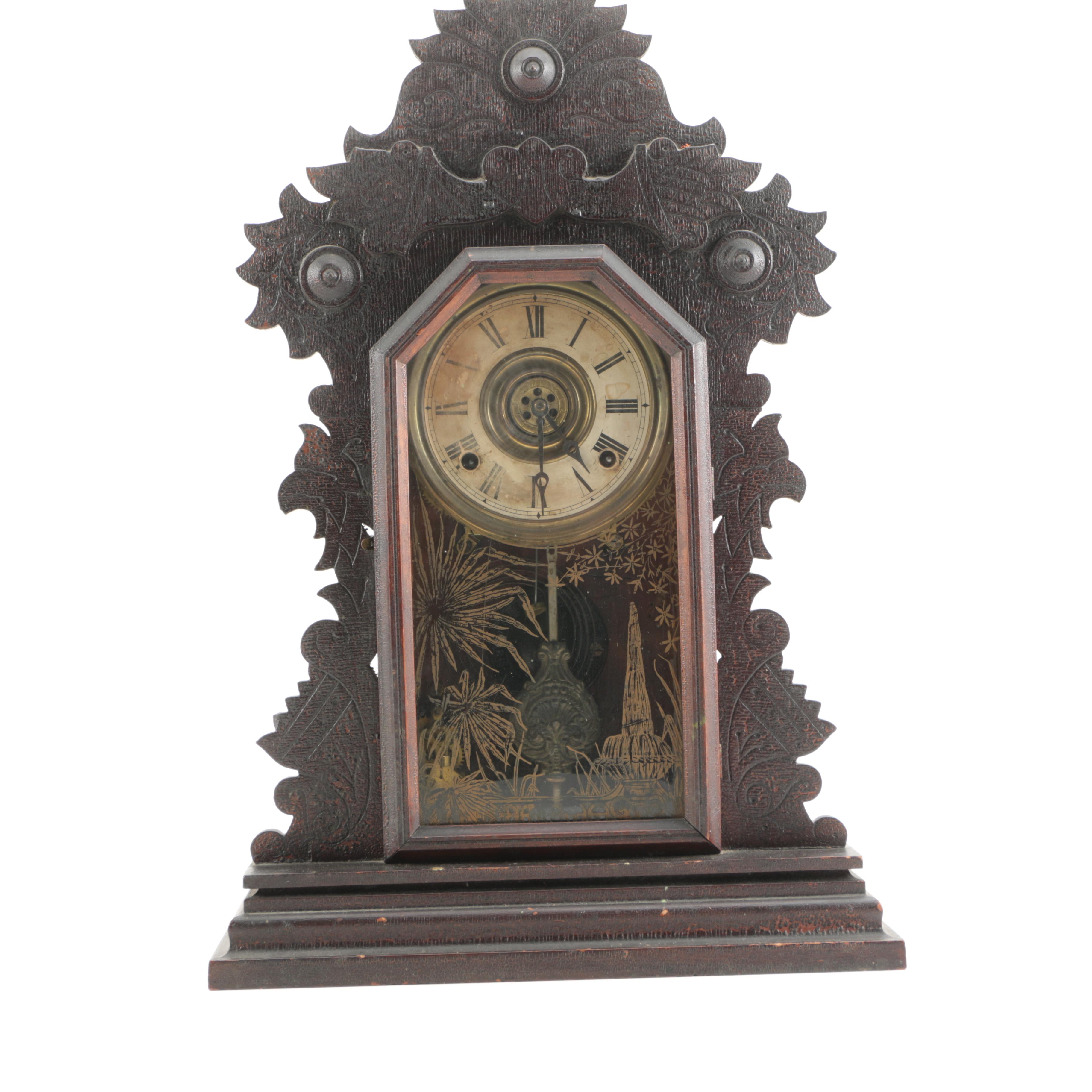 Antique Eastlake Style Mantel Clock