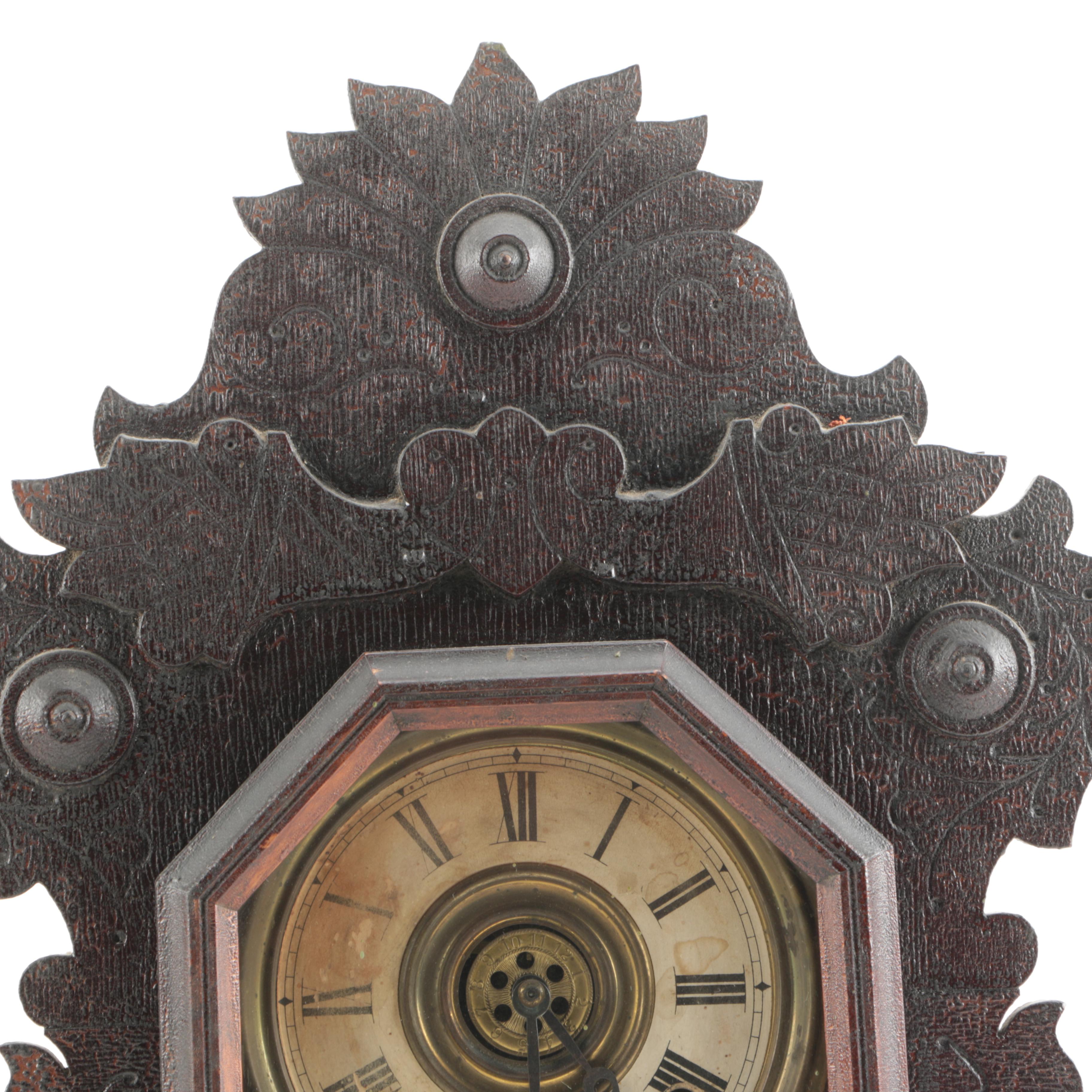 Antique Eastlake Style Mantel Clock