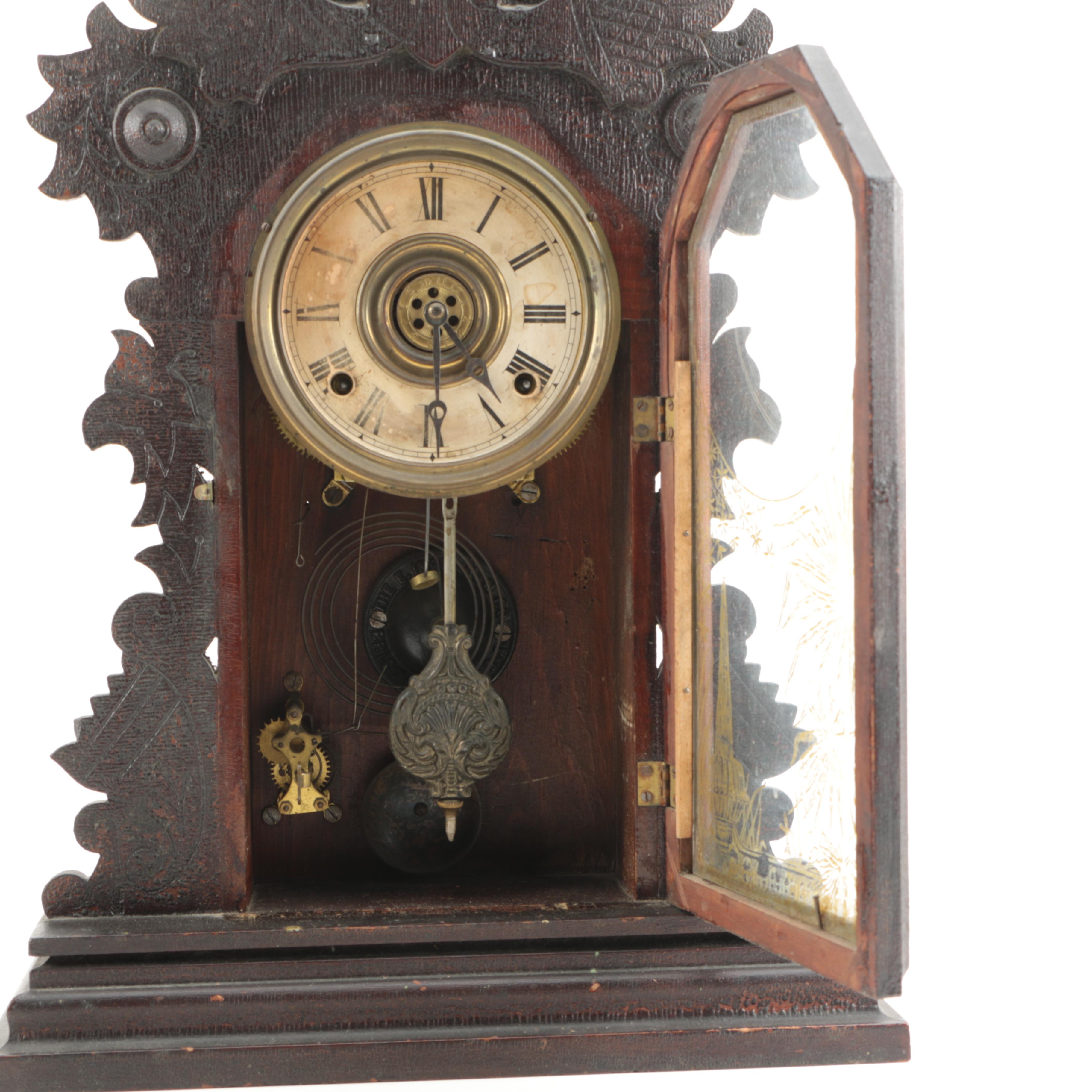 Antique Eastlake Style Mantel Clock