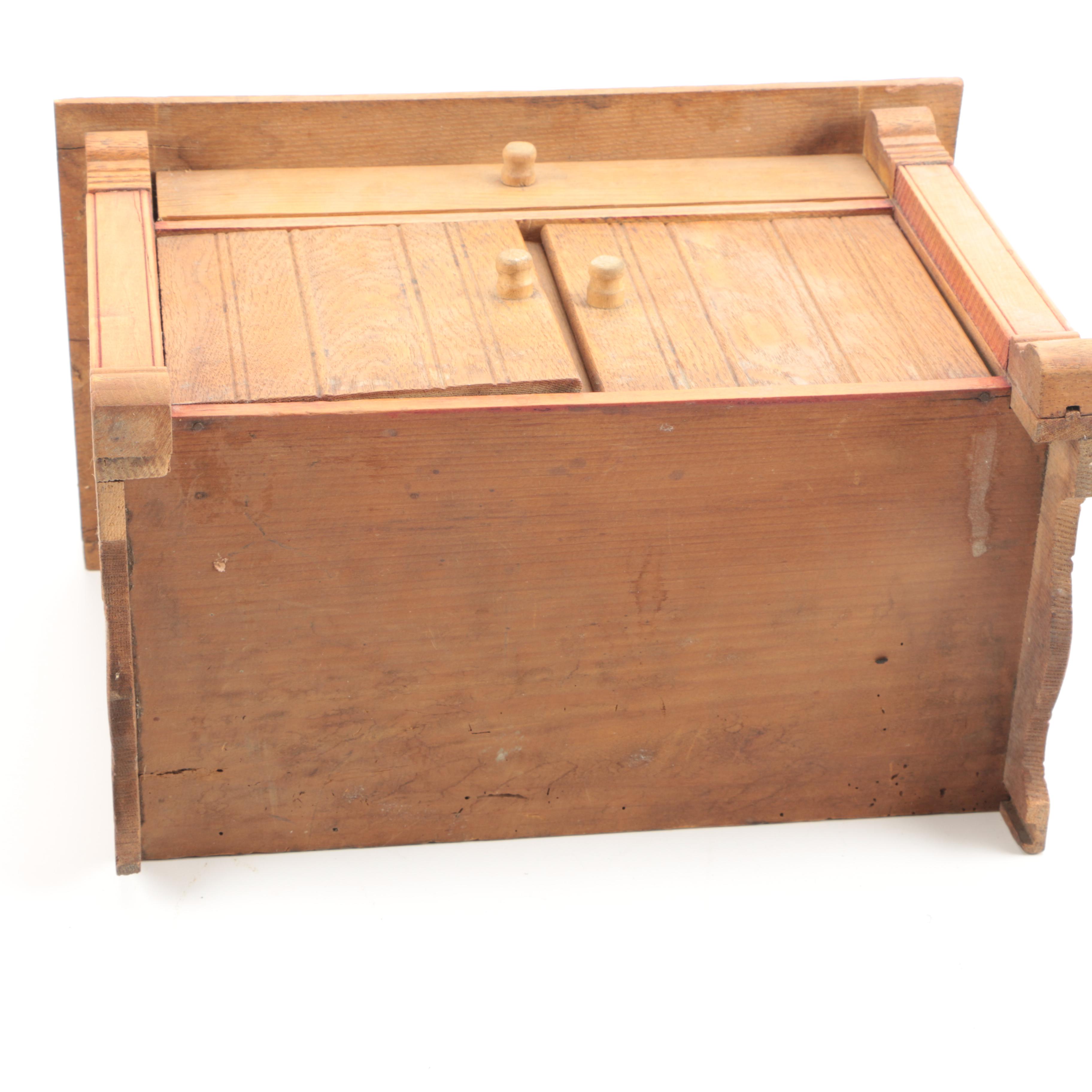 Children's Kitchen Play Cabinets Featuring Antique Cass