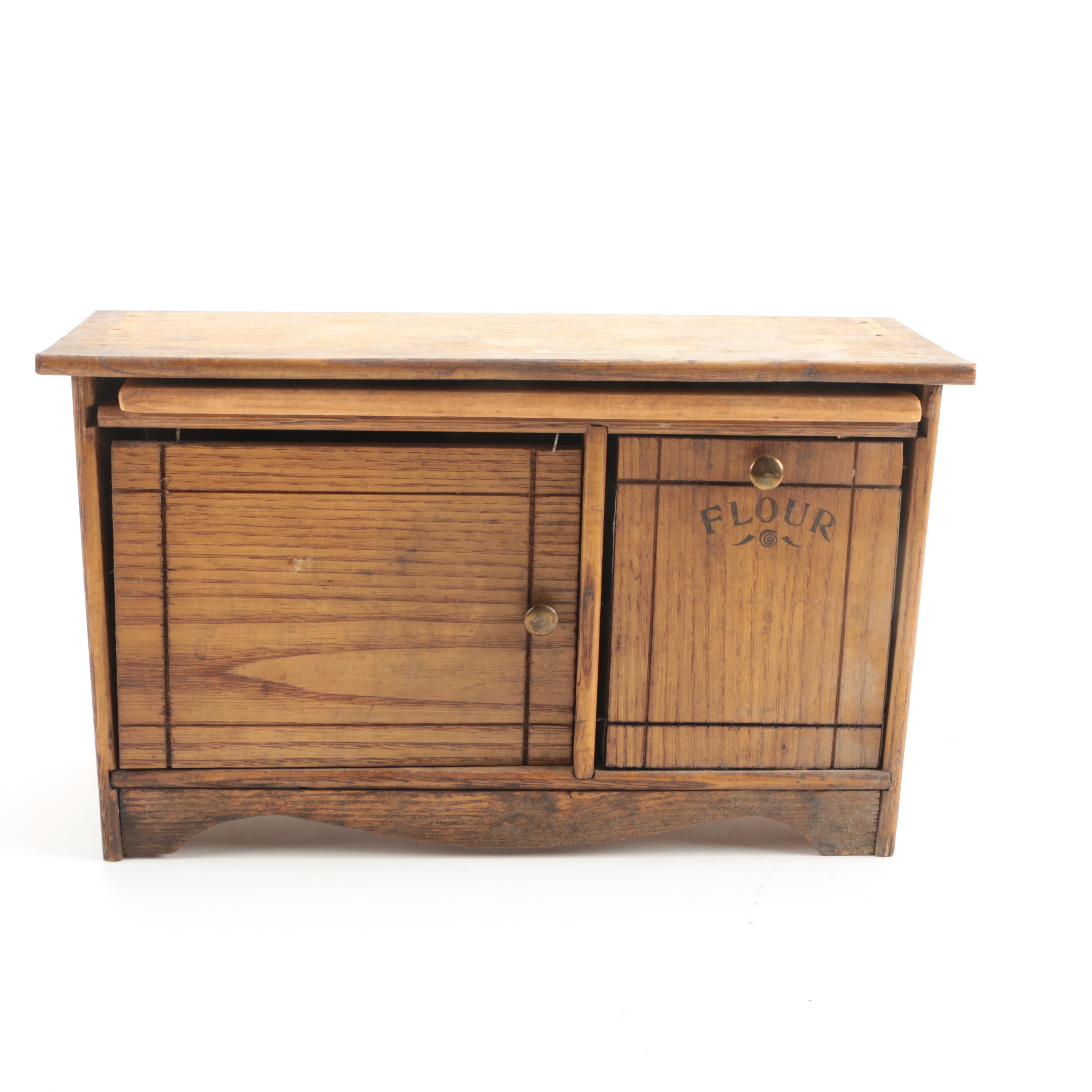 Children's Kitchen Play Cabinets Featuring Antique Cass