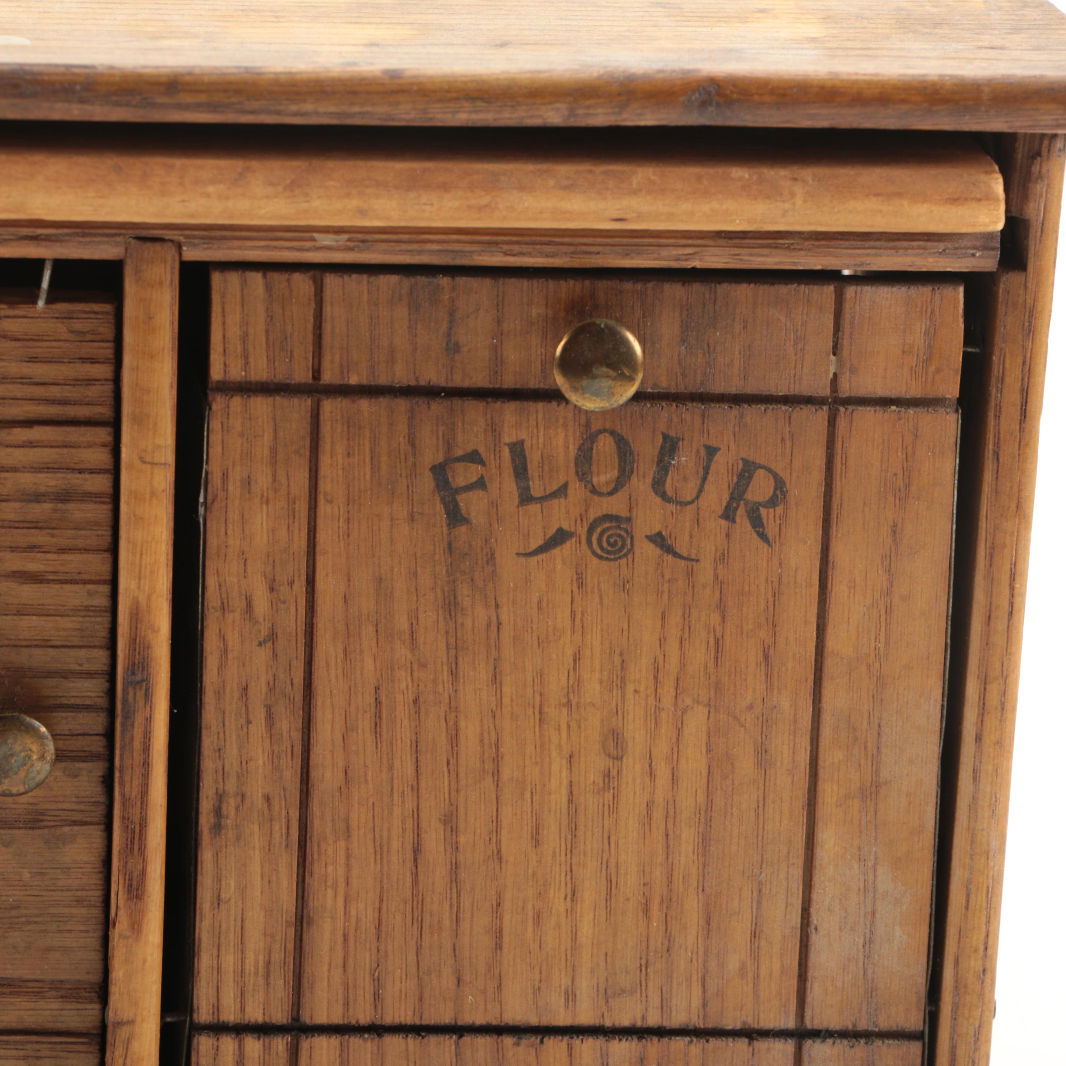 Children's Kitchen Play Cabinets Featuring Antique Cass