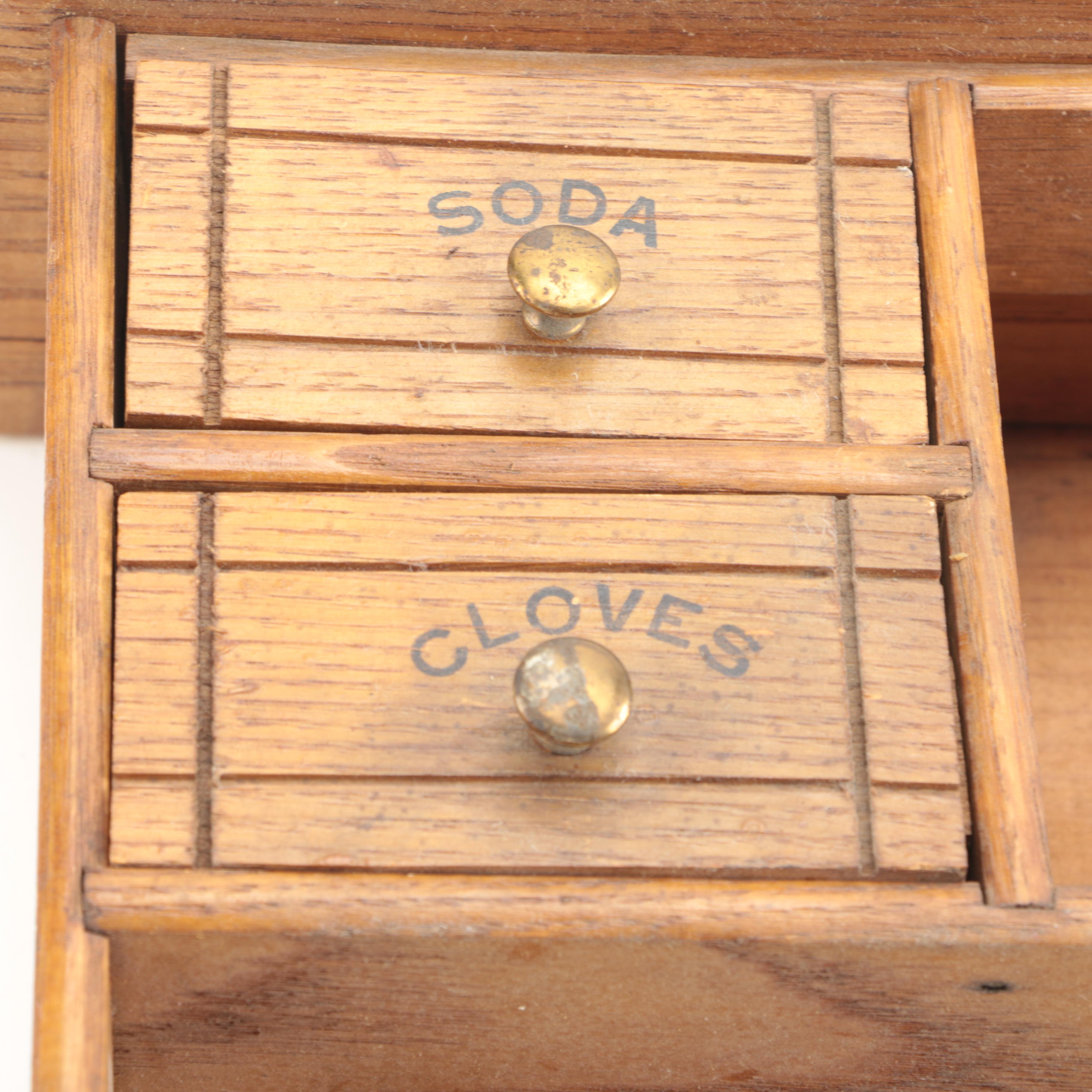 Children's Kitchen Play Cabinets Featuring Antique Cass