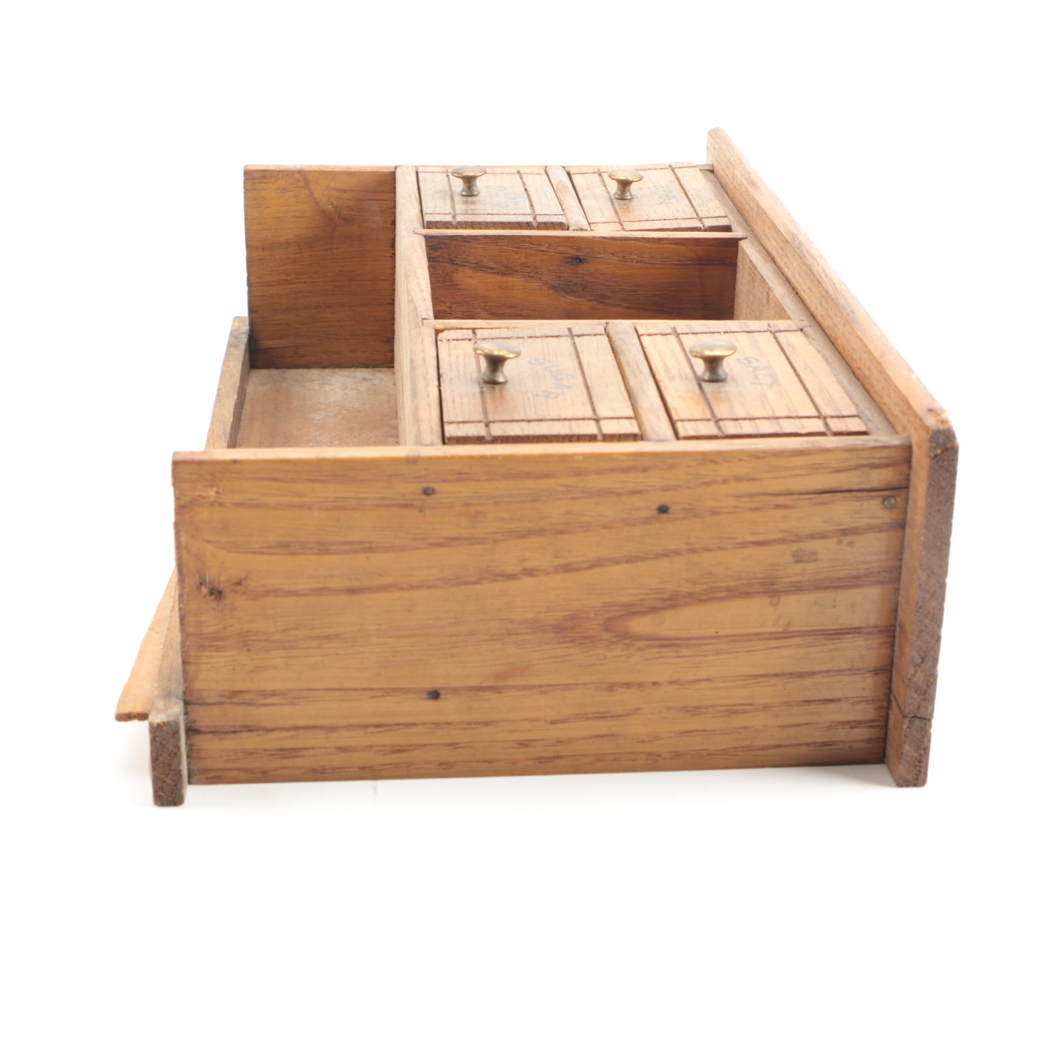 Children's Kitchen Play Cabinets Featuring Antique Cass