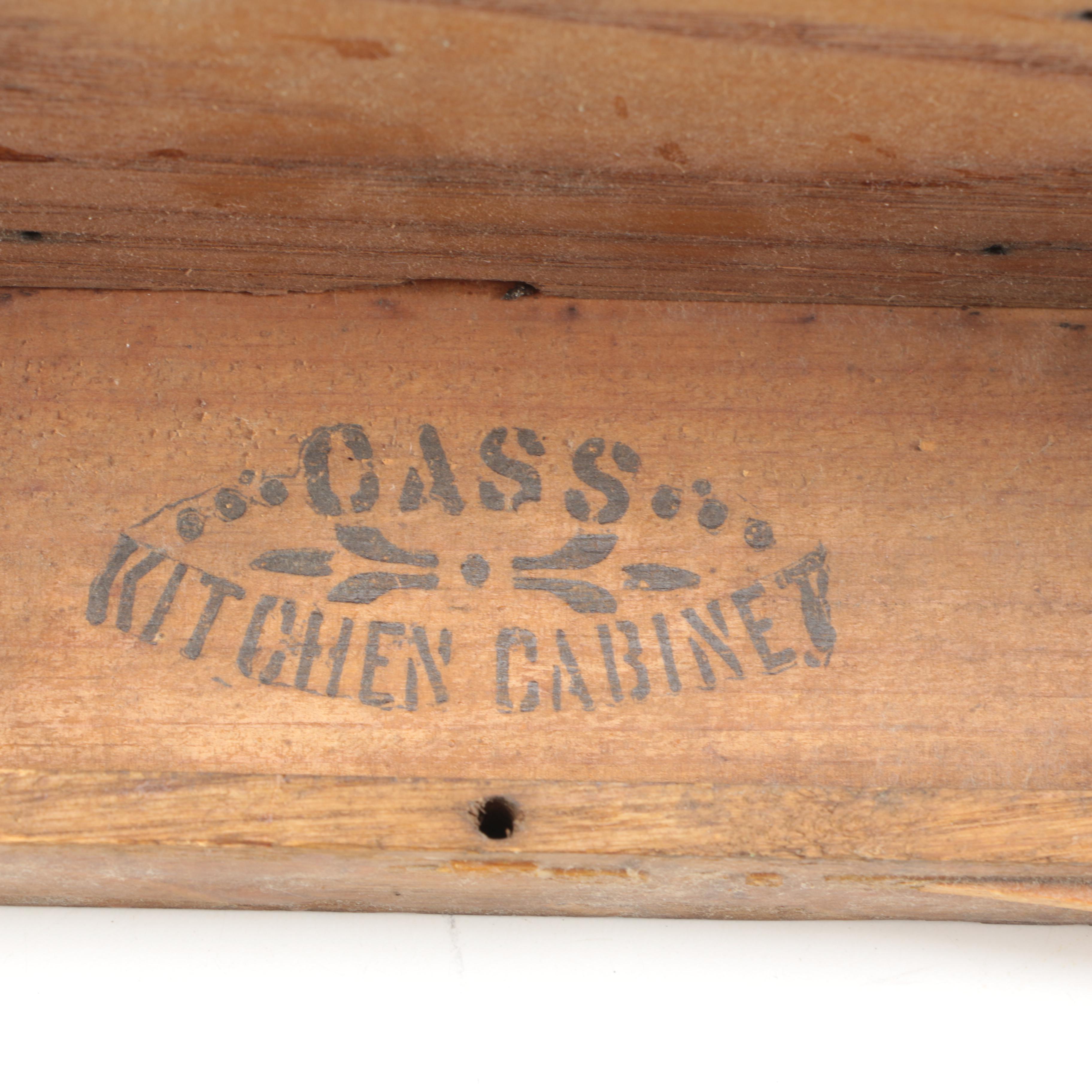 Children's Kitchen Play Cabinets Featuring Antique Cass