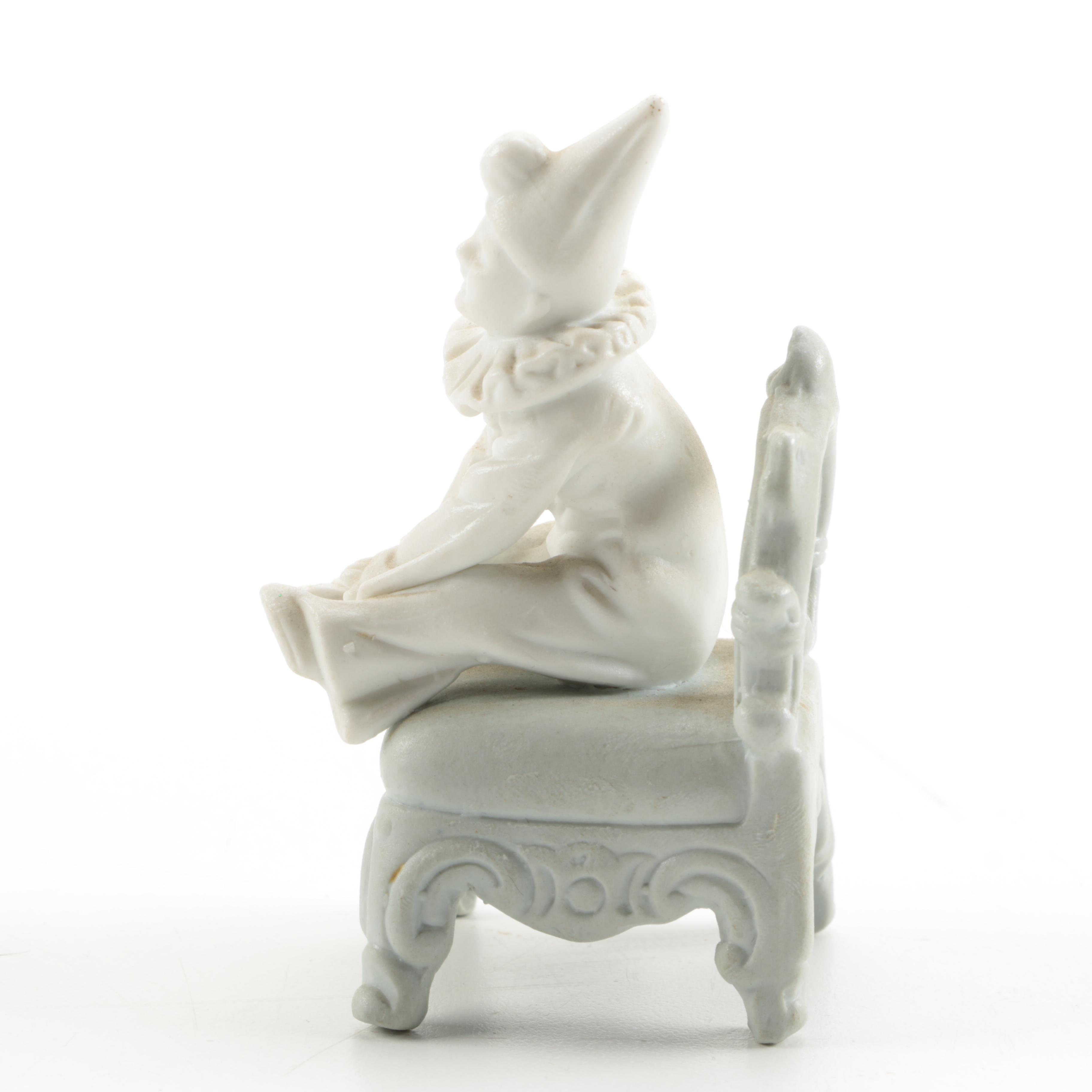 Irish Dresden and Clown Figurines