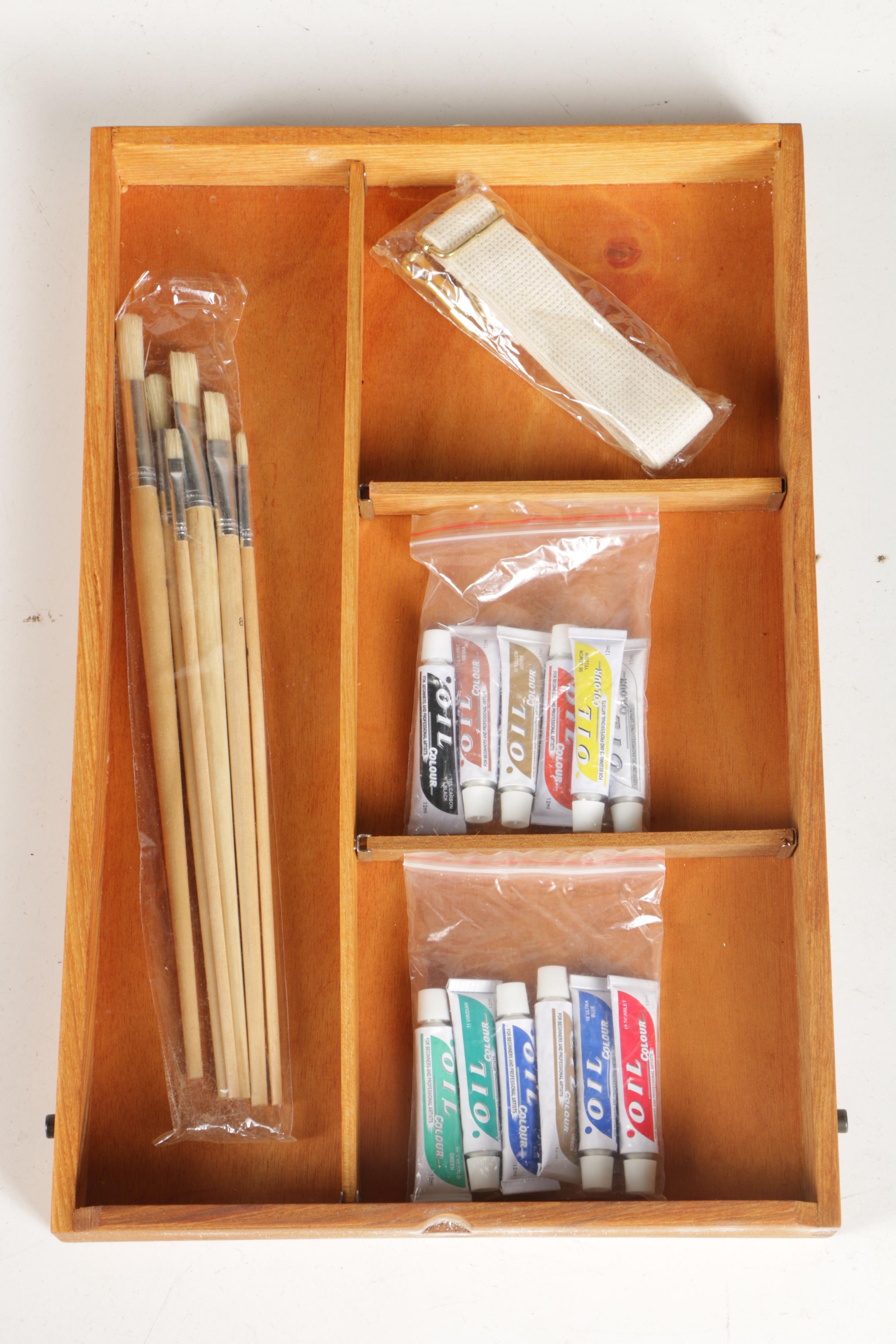 Wooden Easel Box