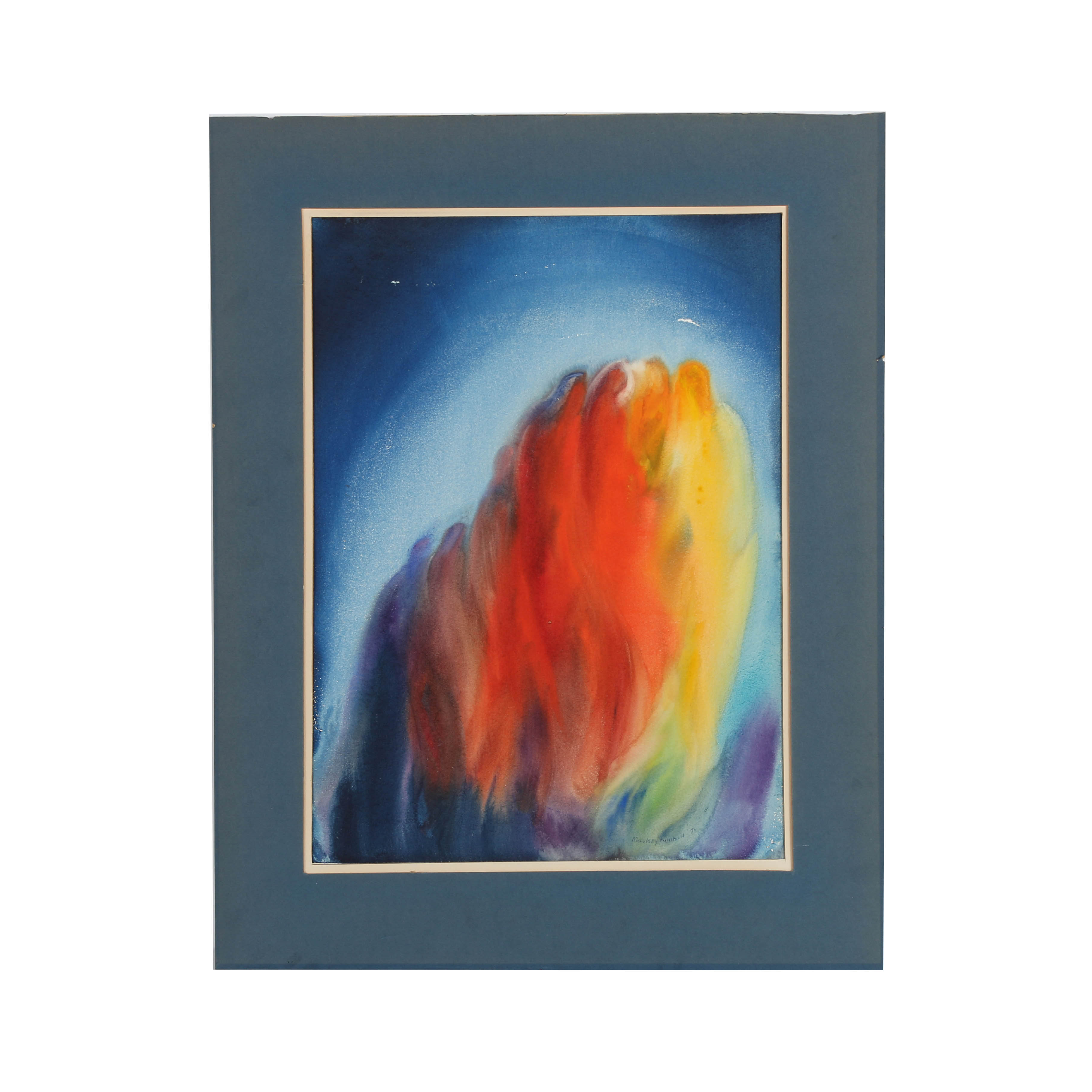 Maulsby Kimball Watercolor on Paper "Assemblage"