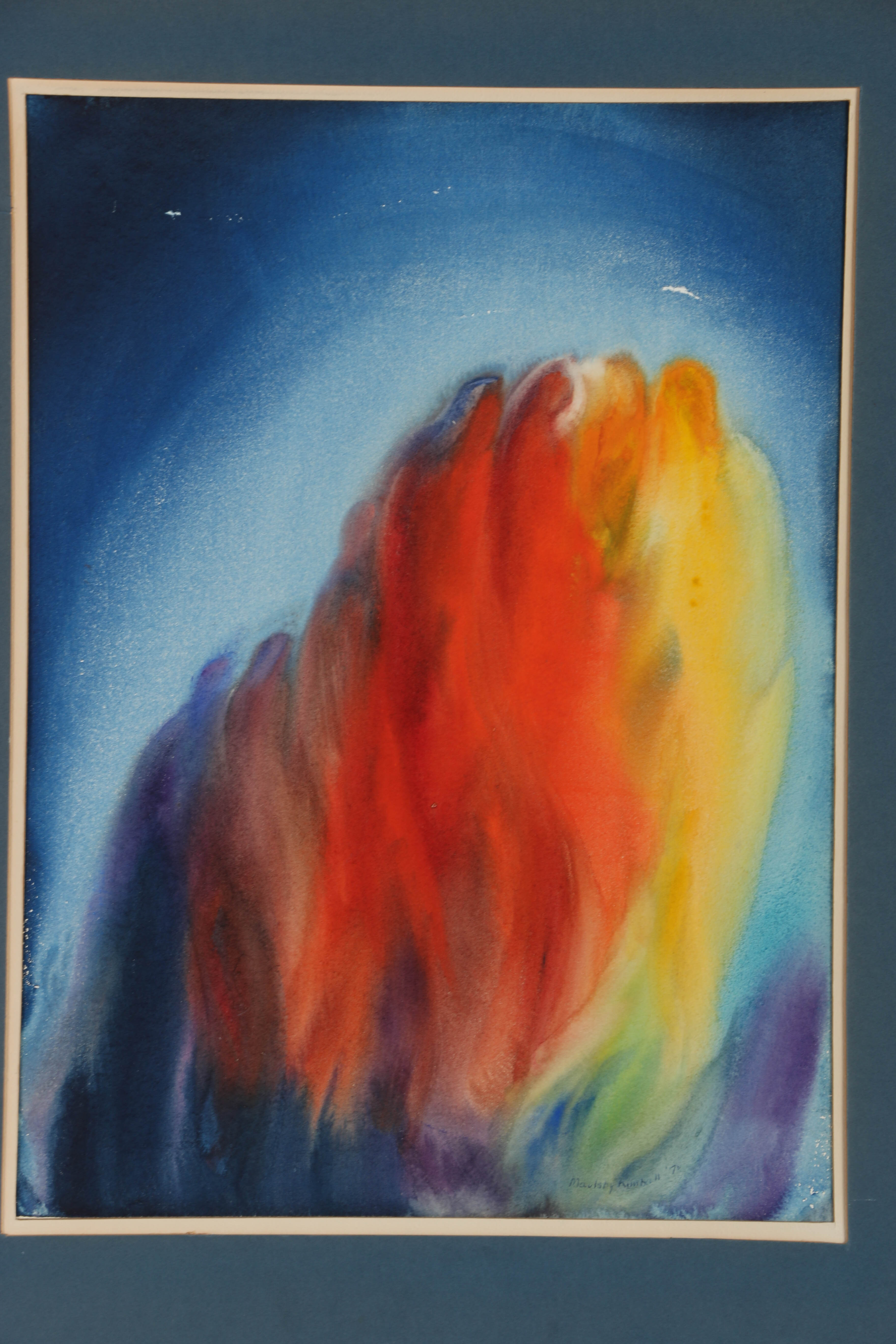 Maulsby Kimball Watercolor on Paper "Assemblage"