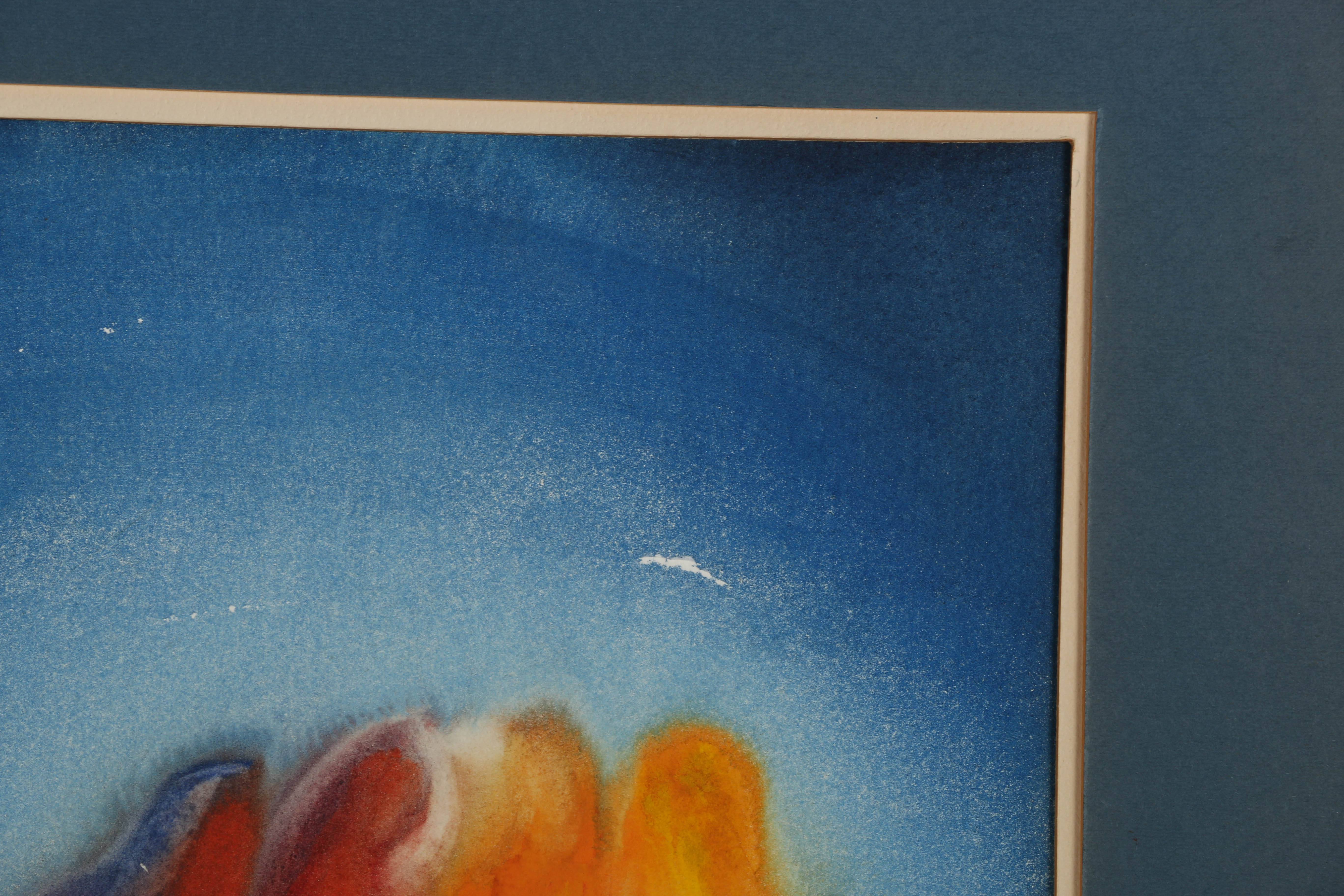 Maulsby Kimball Watercolor on Paper "Assemblage"