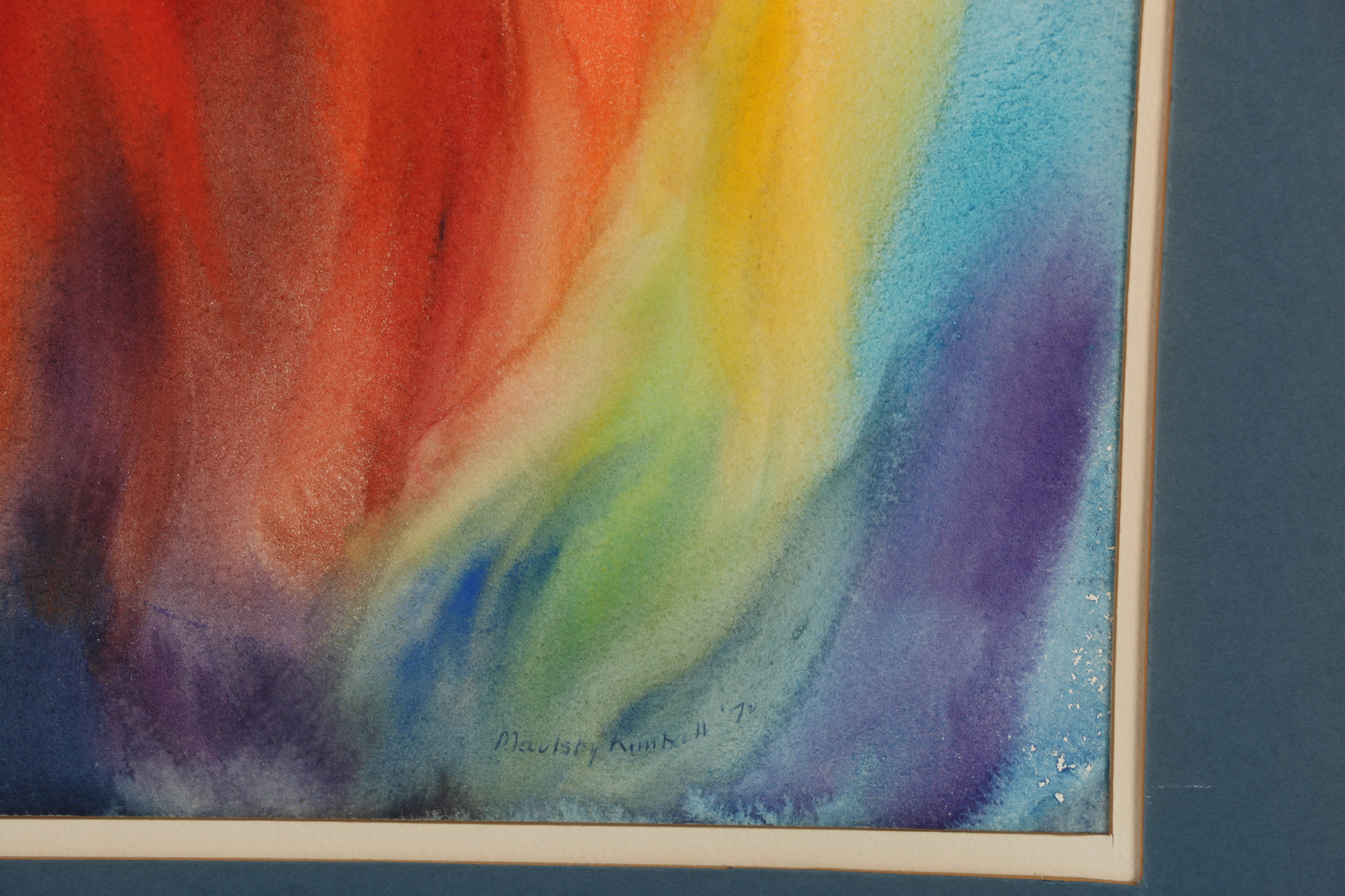 Maulsby Kimball Watercolor on Paper "Assemblage"