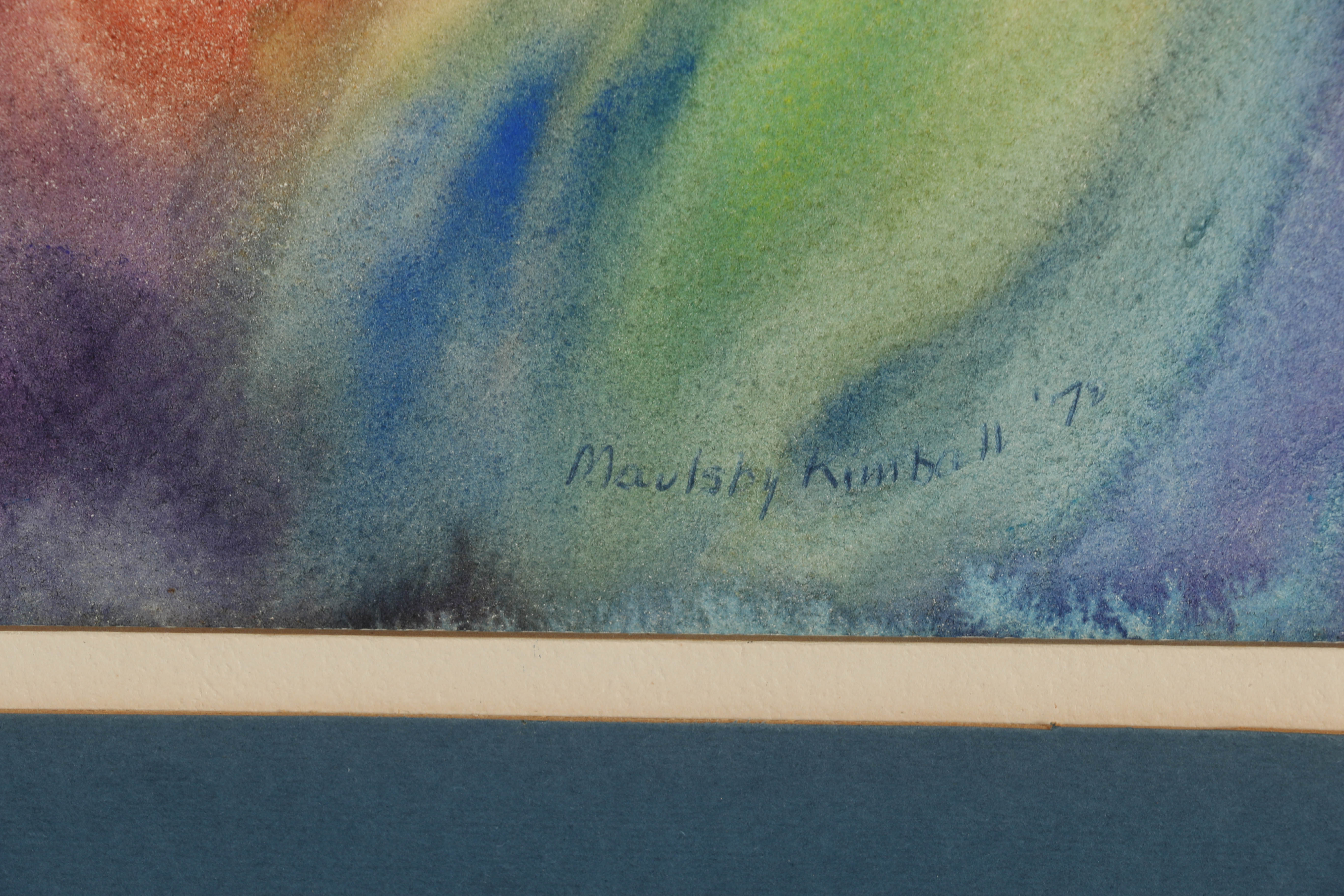 Maulsby Kimball Watercolor on Paper "Assemblage"