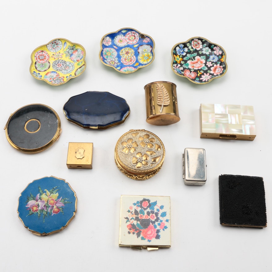 Enameled Trinket Dishes and Accessory Items