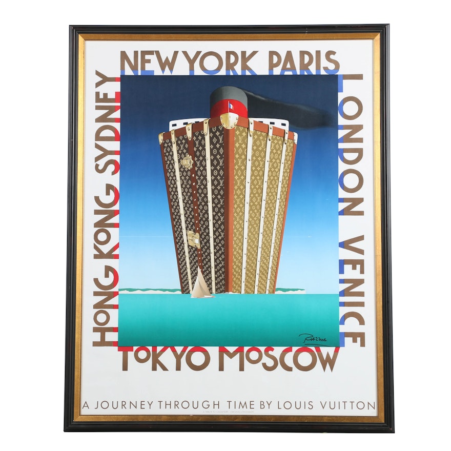 Razzia Signed Lithograph Poster for Louis Vuitton